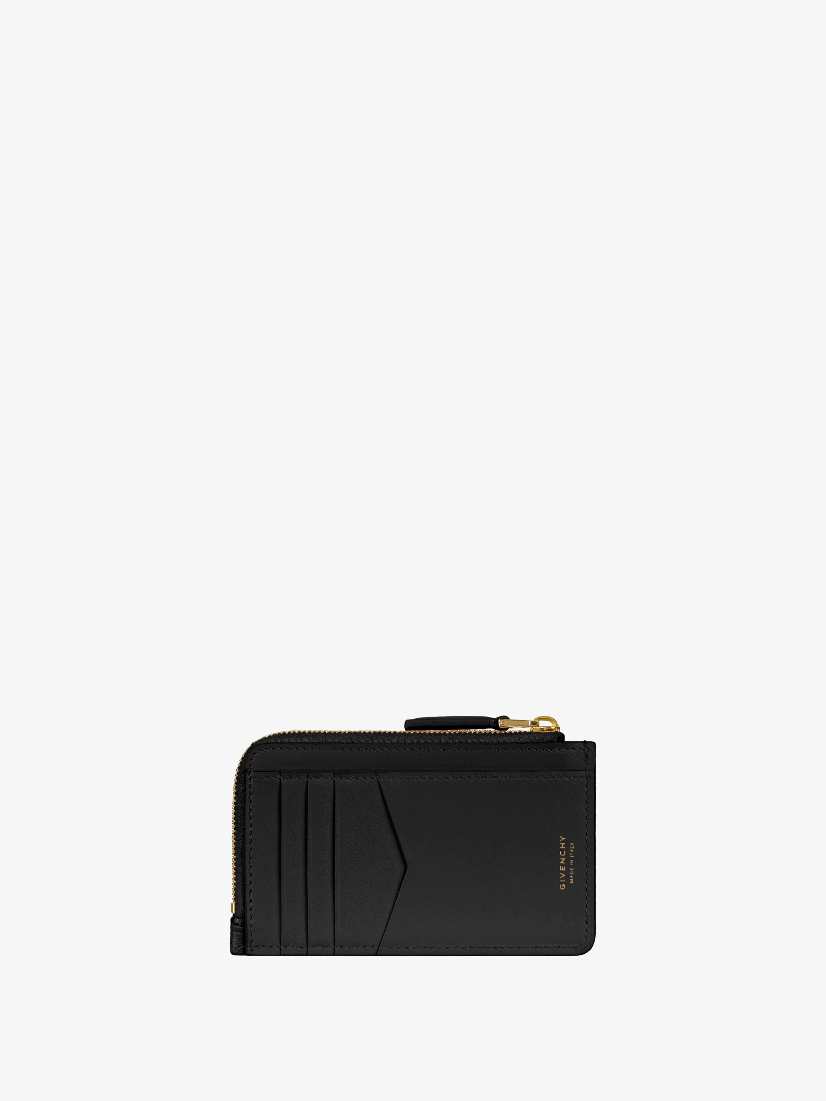 GIVENCHY Small Leather Goods-G-Cut cardholder in 4G coated canvas and leather