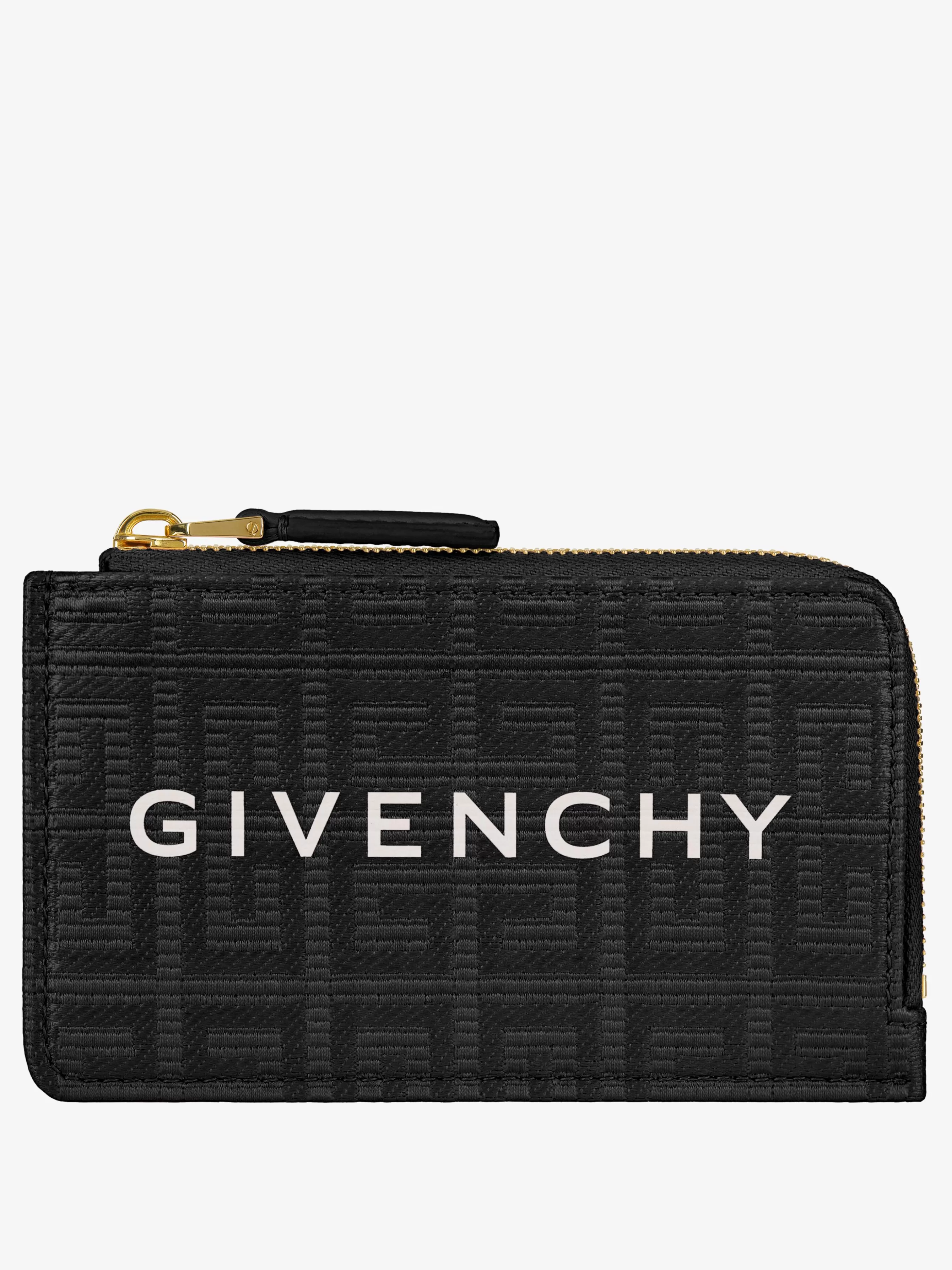 GIVENCHY Small Leather Goods-G-Cut cardholder in 4G coated canvas and leather