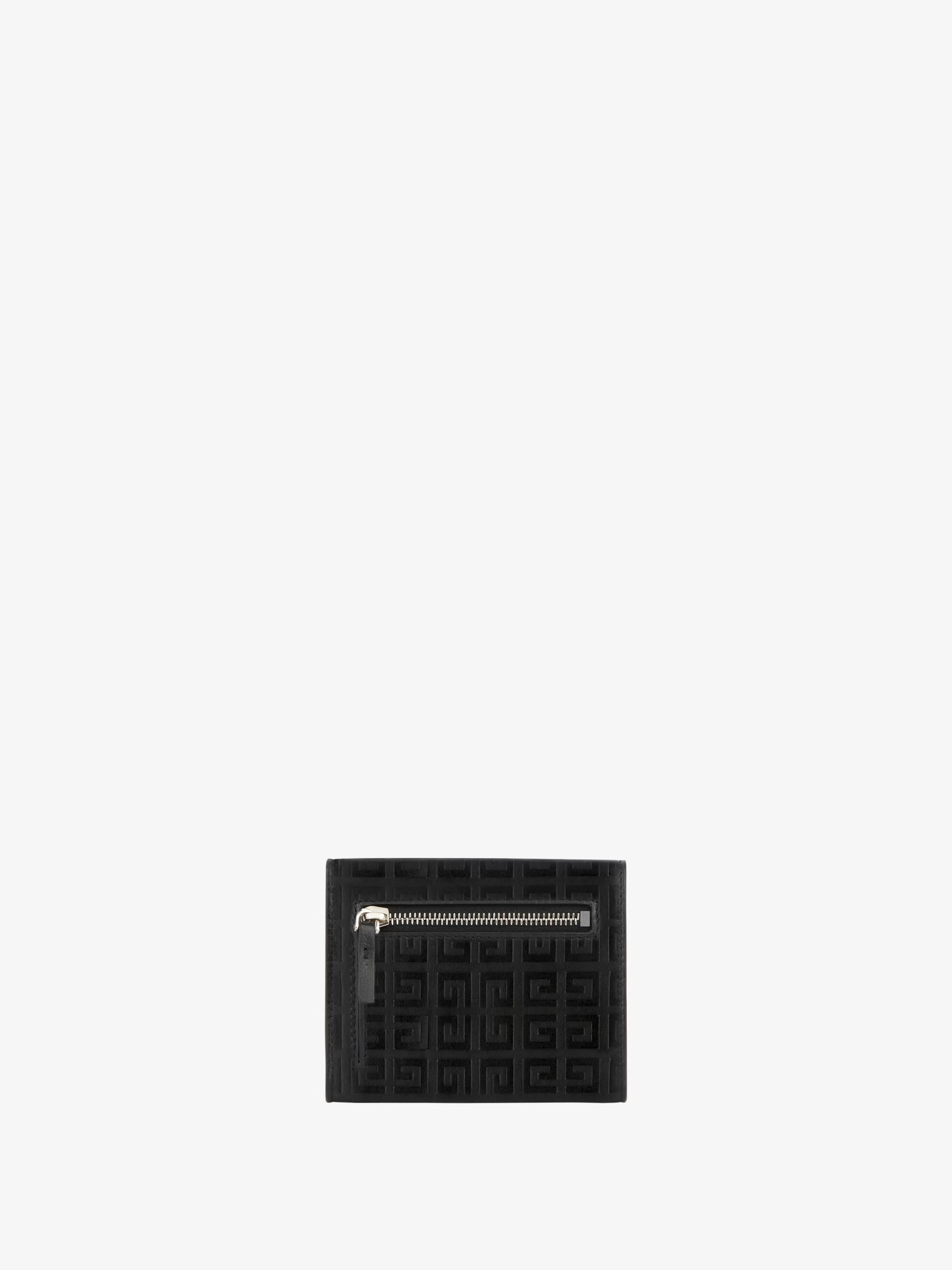 Women GIVENCHY Small Leather Goods-G-Cut wallet in 4G leather