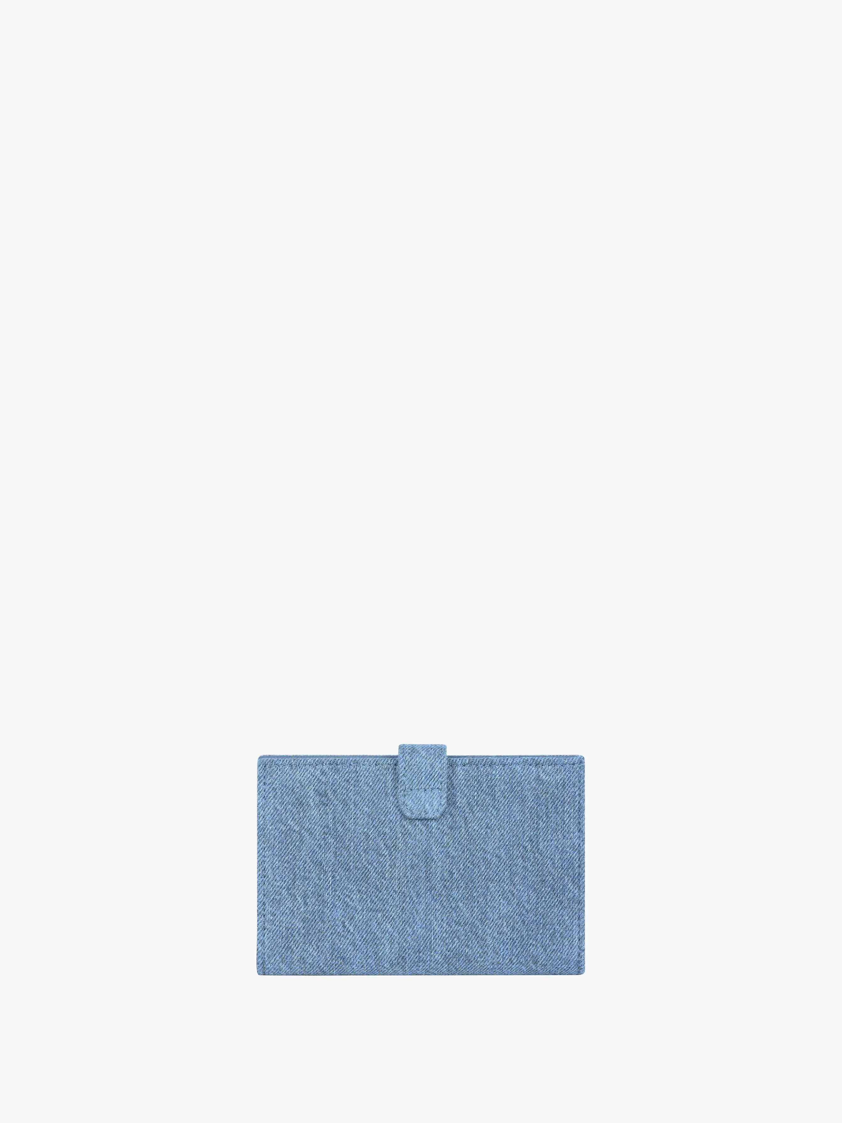 GIVENCHY Small Leather Goods-G-Cut wallet in denim