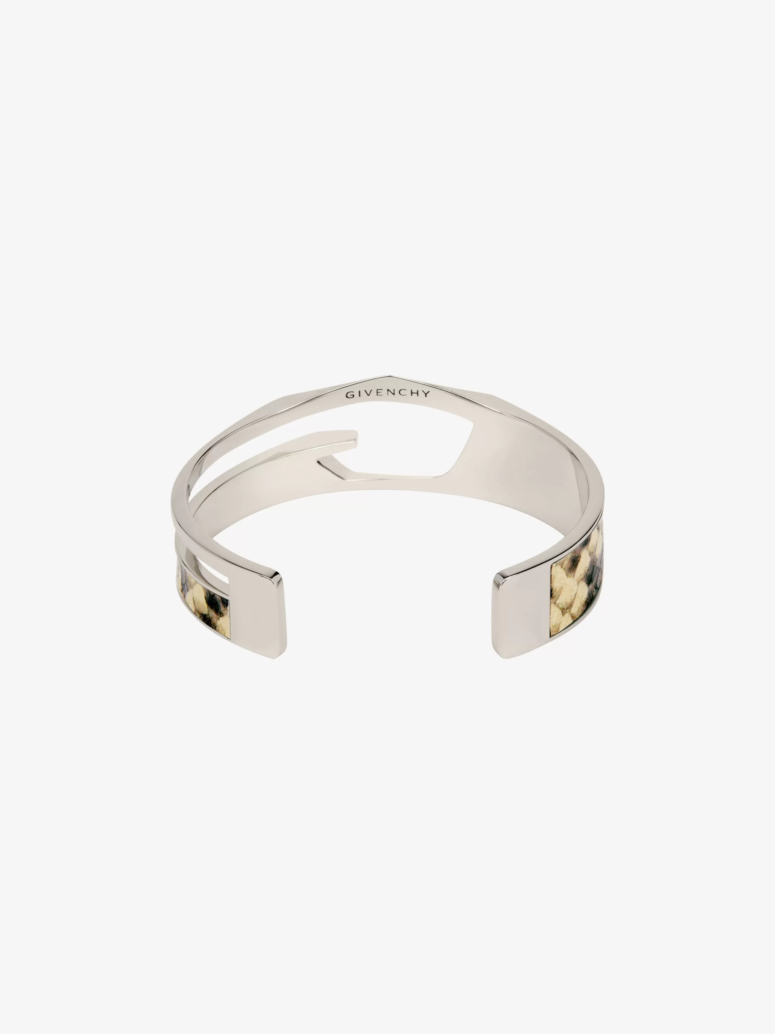 Sale/Men GIVENCHY Jewels & Accessories | Jewelry-Giv Cut bracelet in metal and leather