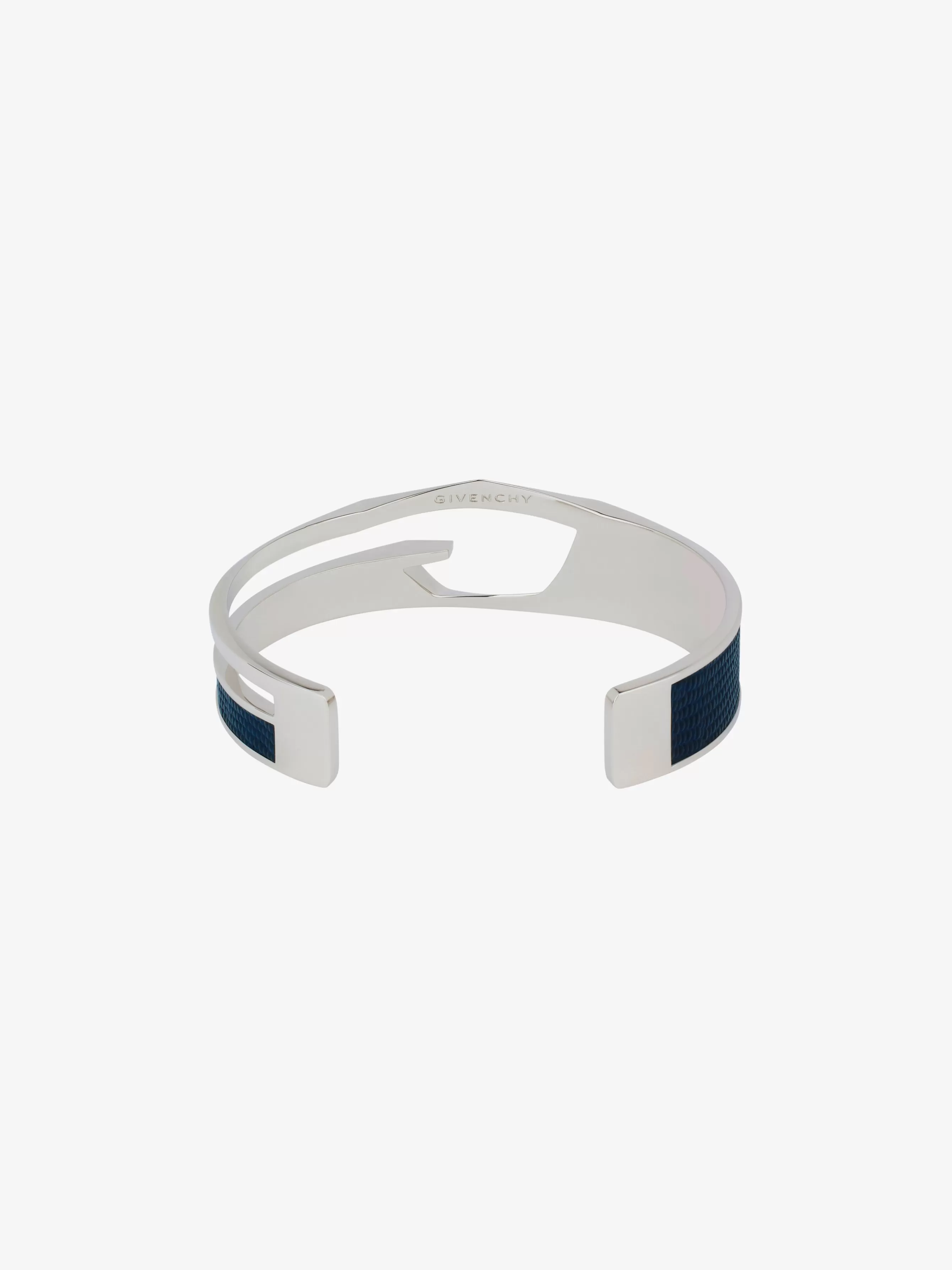 GIVENCHY Jewelry-Giv Cut bracelet in metal and leather