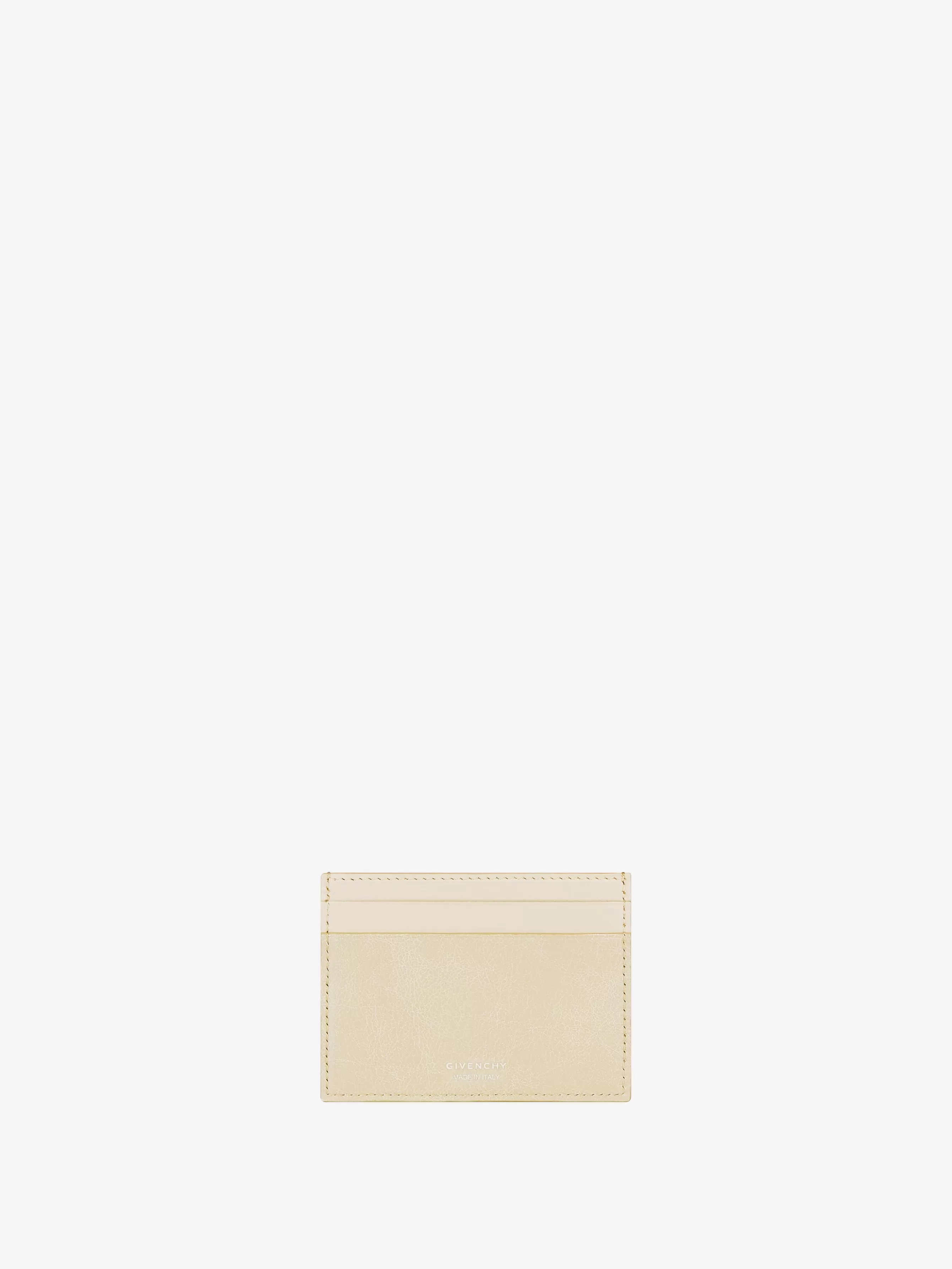 Men/Women GIVENCHY Small Leather Goods | Small Leather Goods-Giv Cut card holder in 4G lurex embroidery and leather