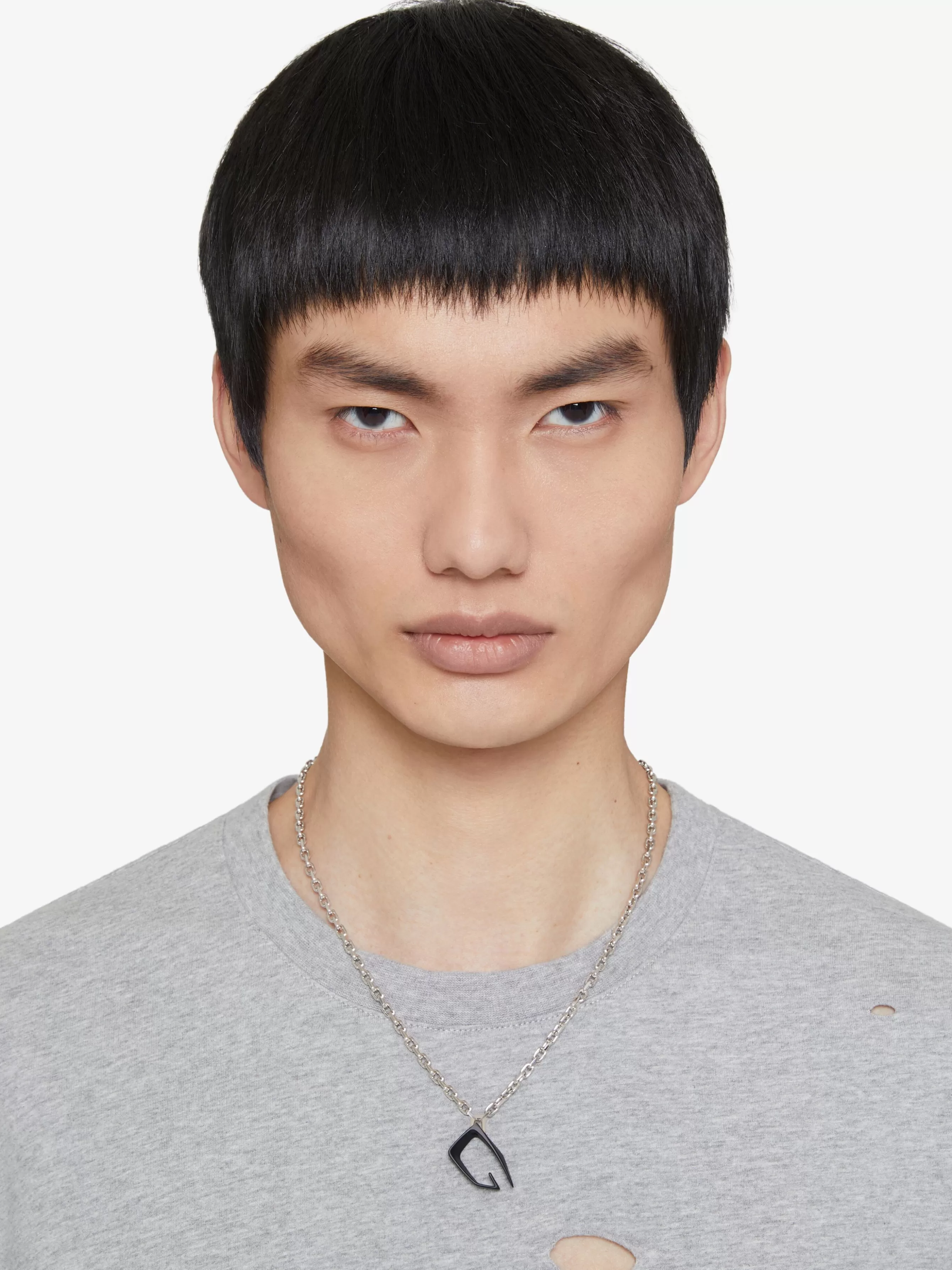 Sale/Men GIVENCHY Jewels & Accessories | Jewelry-Giv Cut necklace in metal and enamel