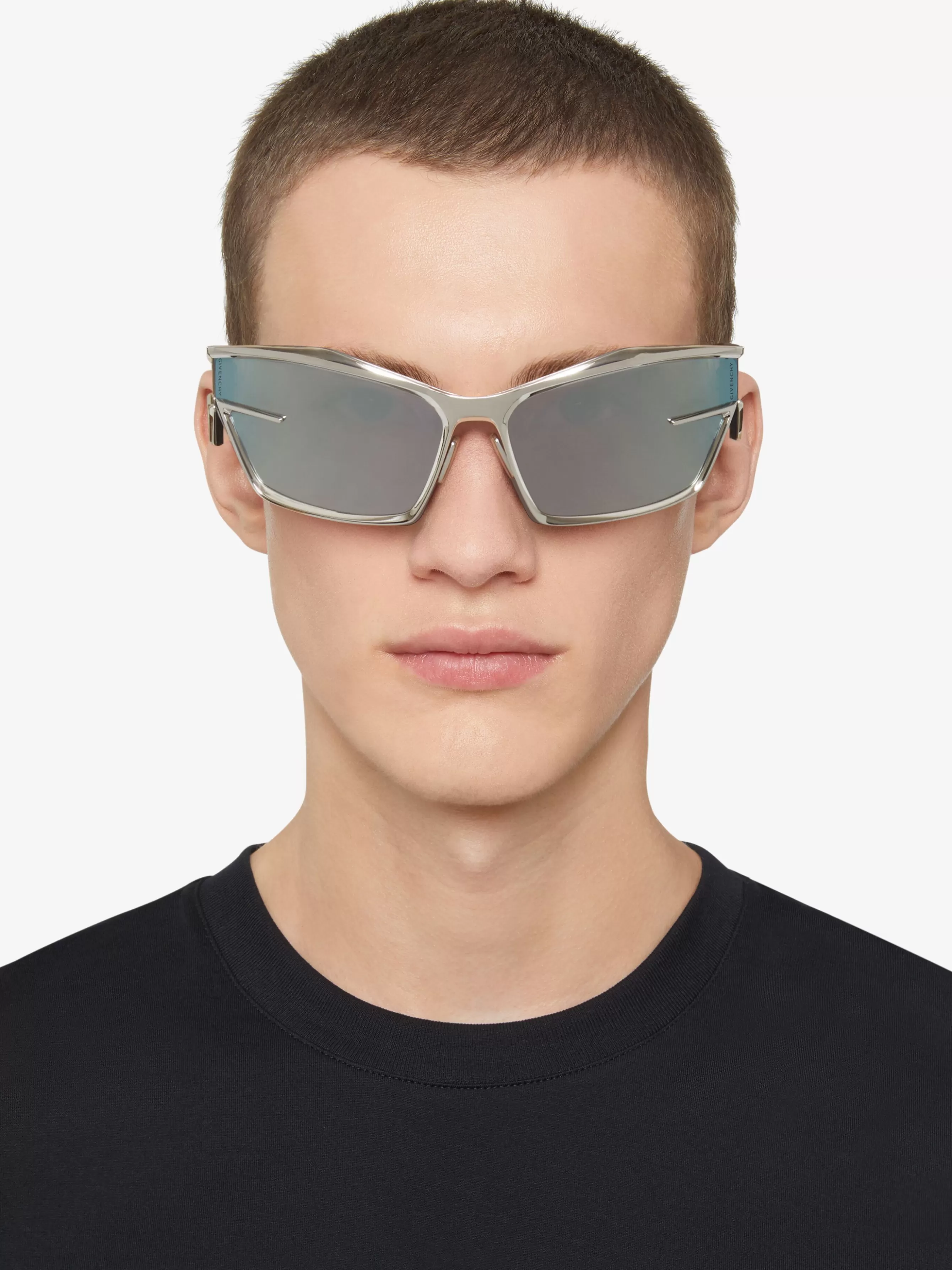 Men/Women GIVENCHY Sunglasses | Belts-Giv Cut unisex sunglasses in metal