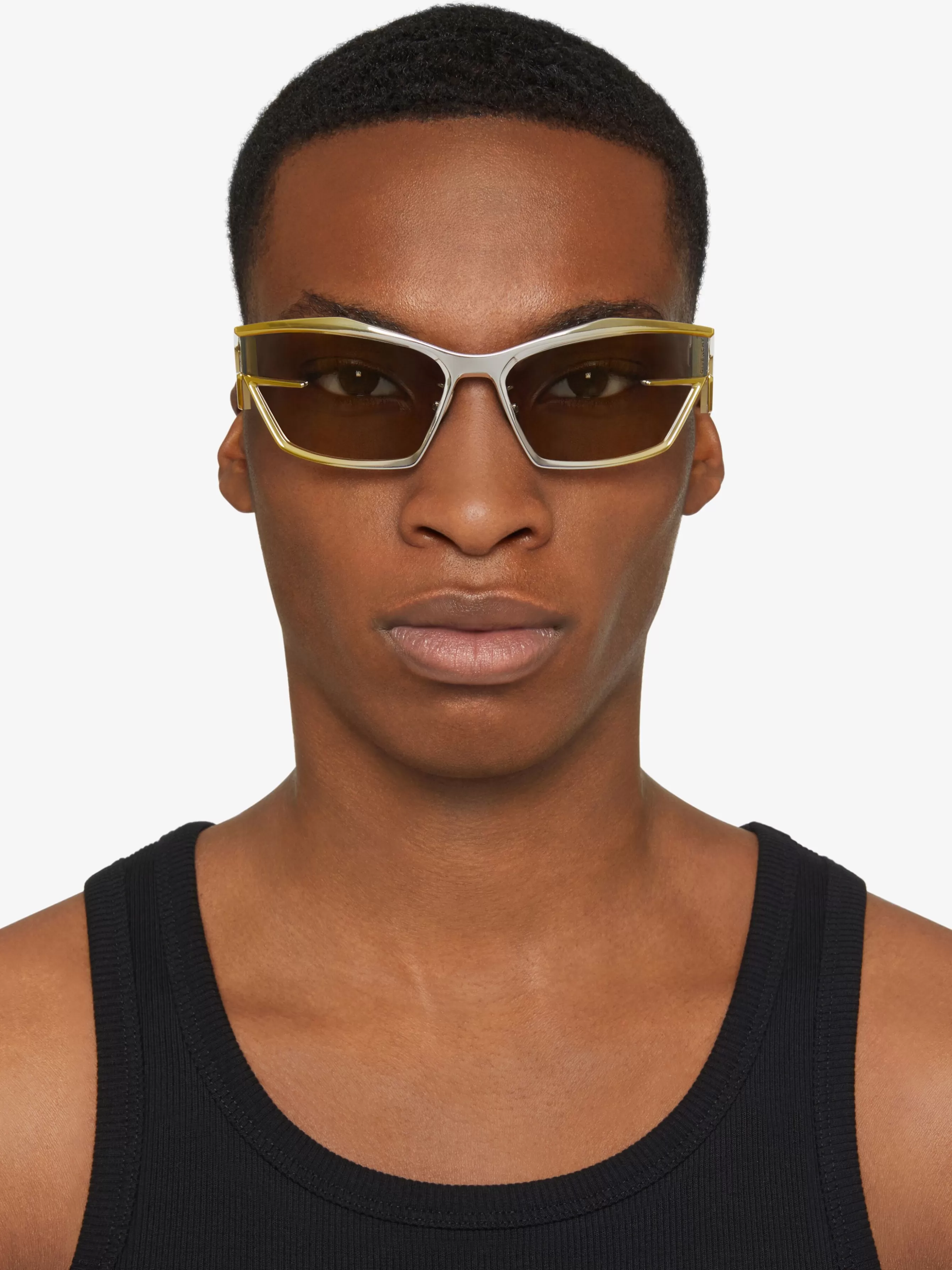 Men/Women GIVENCHY Sunglasses | Belts-Giv Cut unisex sunglasses in metal