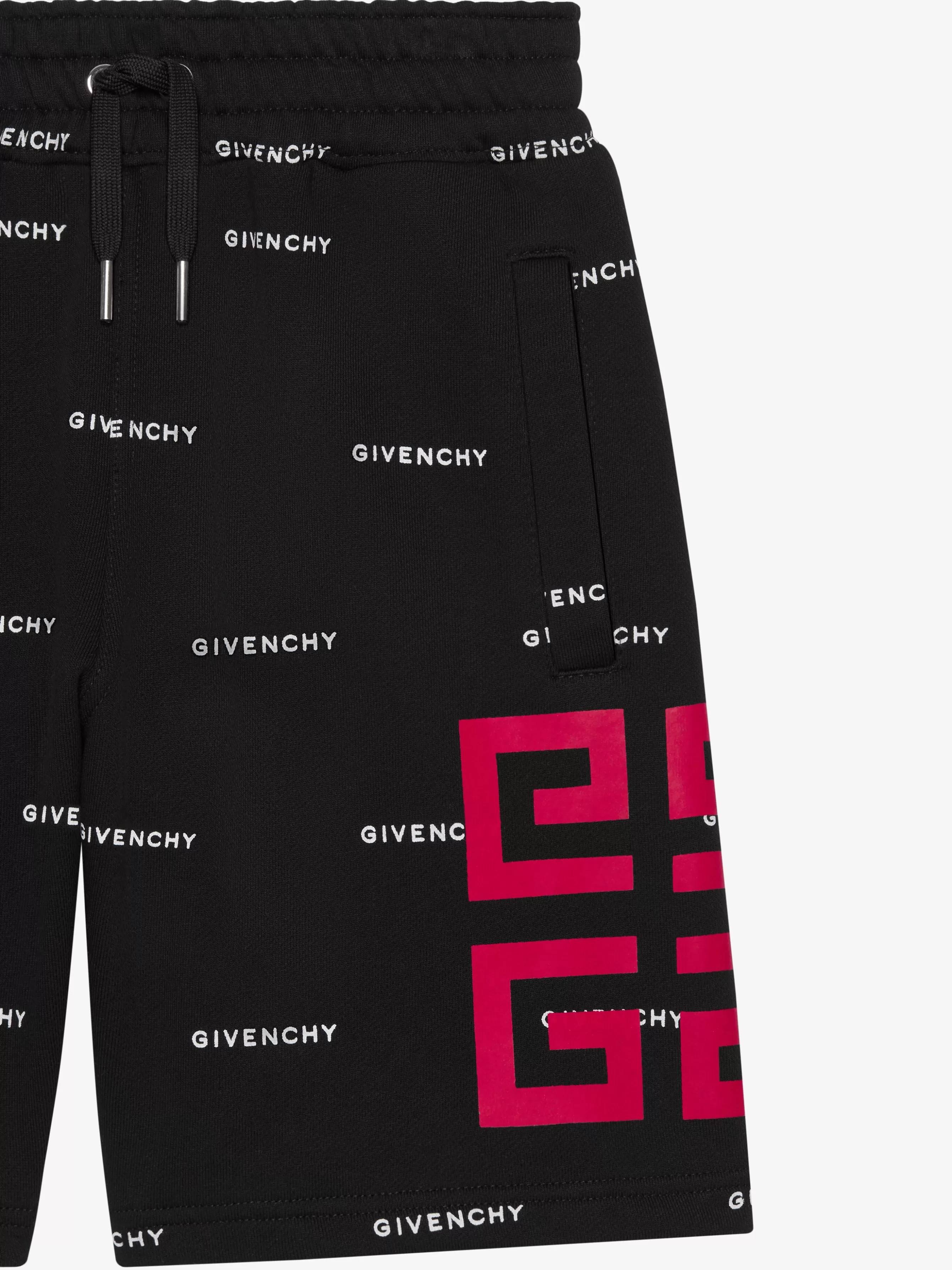 Men GIVENCHY Frozen Capsule | Boy (4 to 12 years)- 4G bermuda shorts in fleece