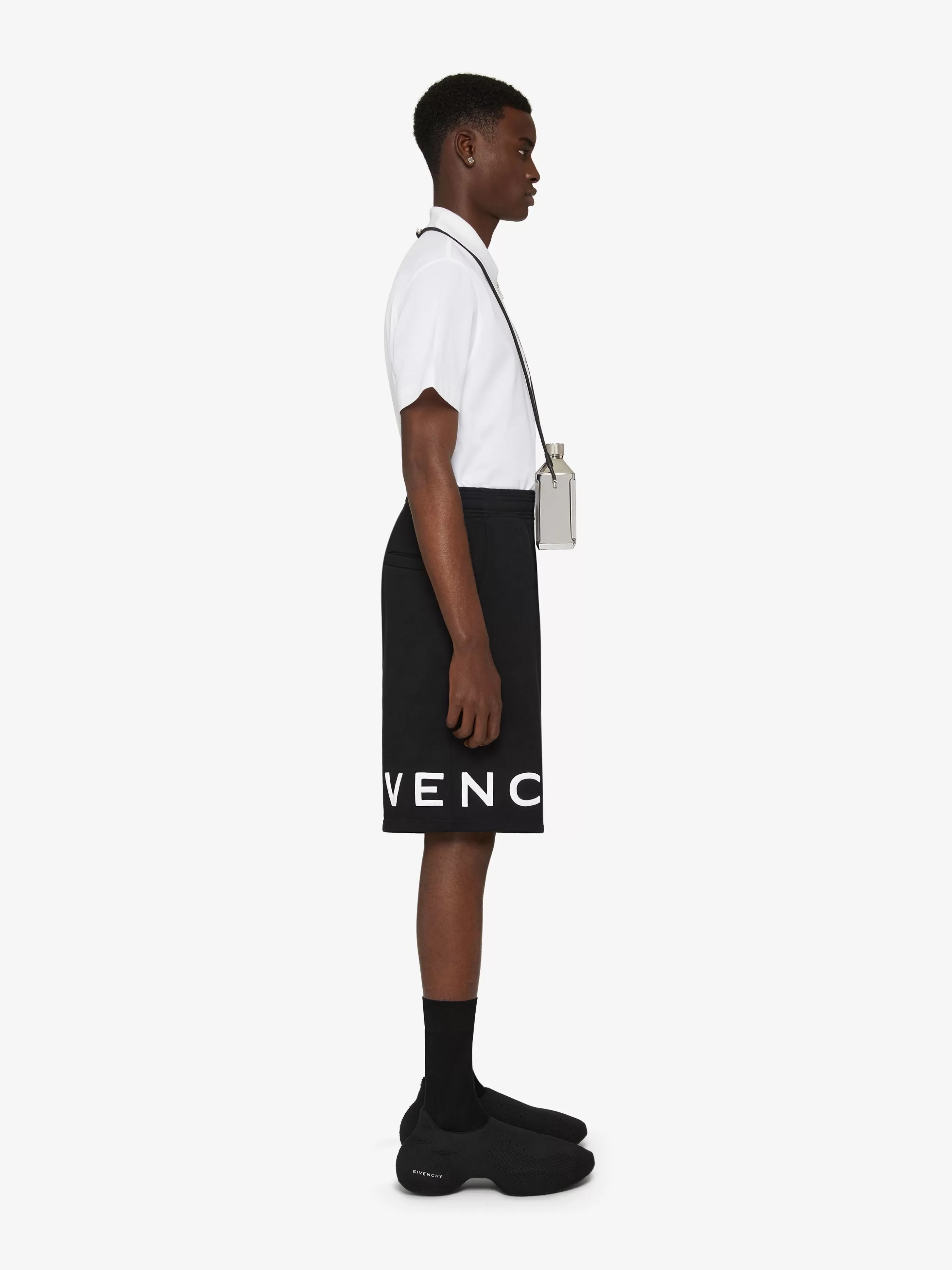 GIVENCHY Shorts- 4G bermuda shorts in fleece