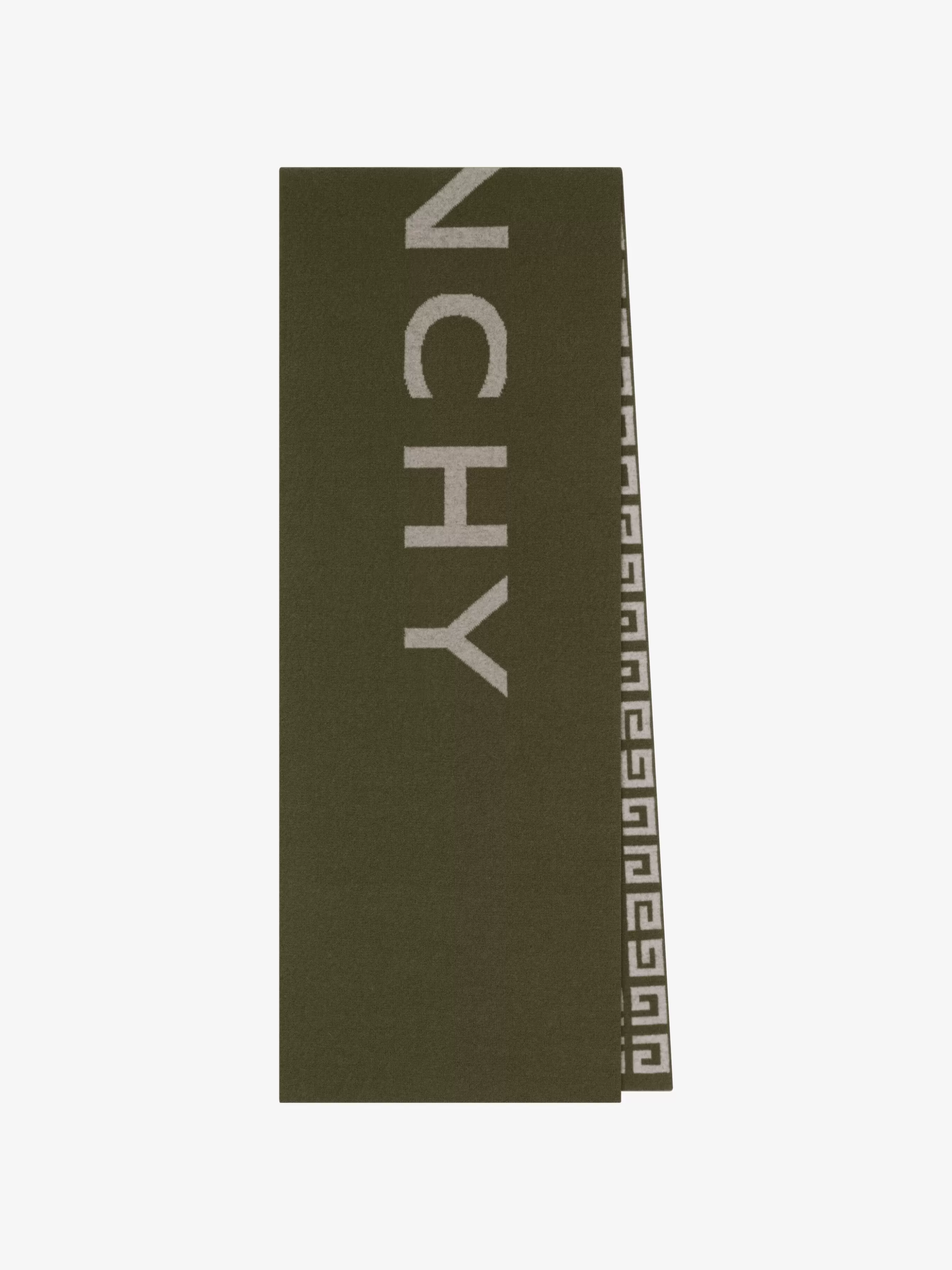 GIVENCHY Scarves & Ties- 4G double sided scarf in wool and cashmere