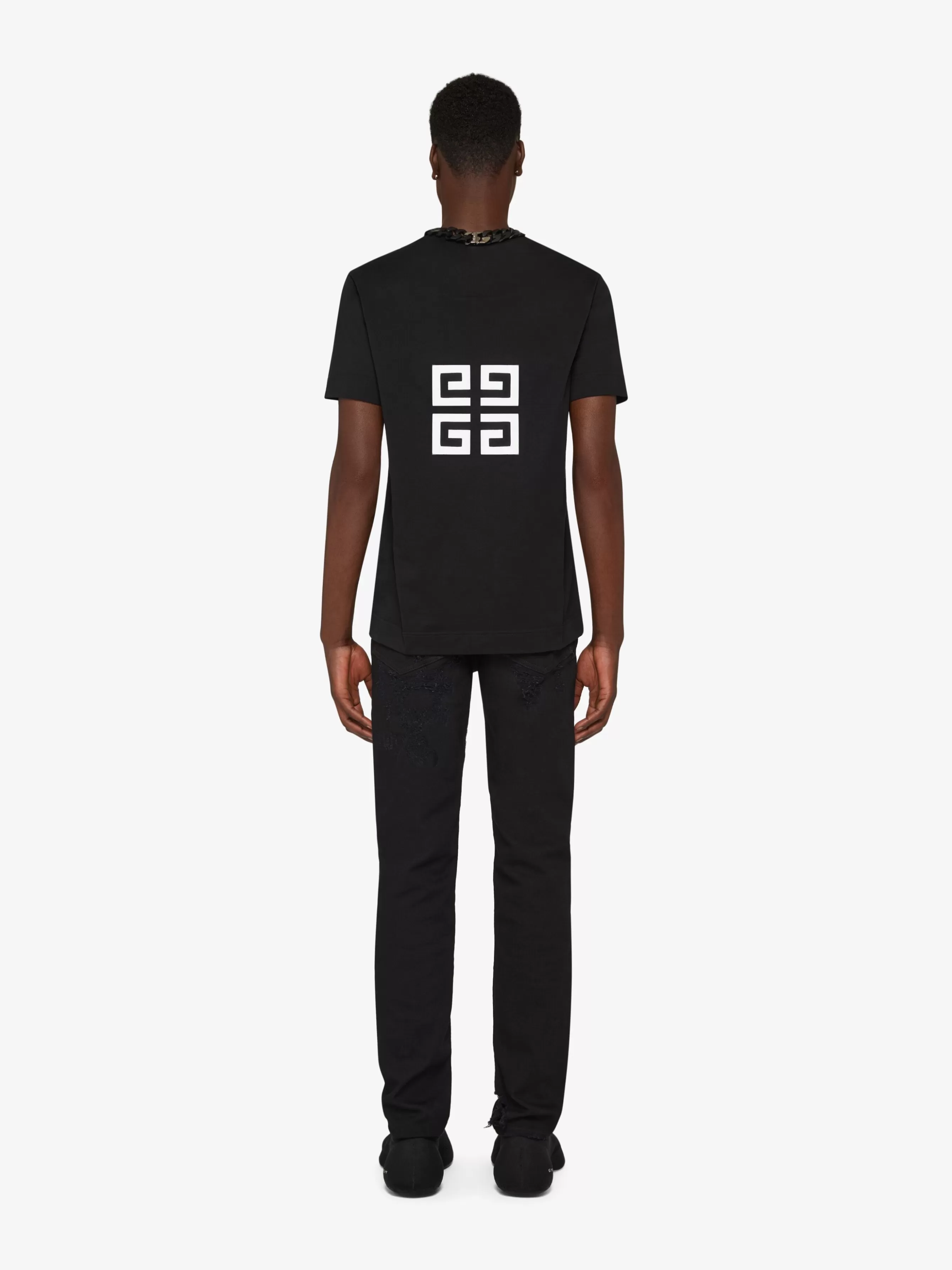 GIVENCHY T-Shirts- 4G slim fit t-shirt in cotton