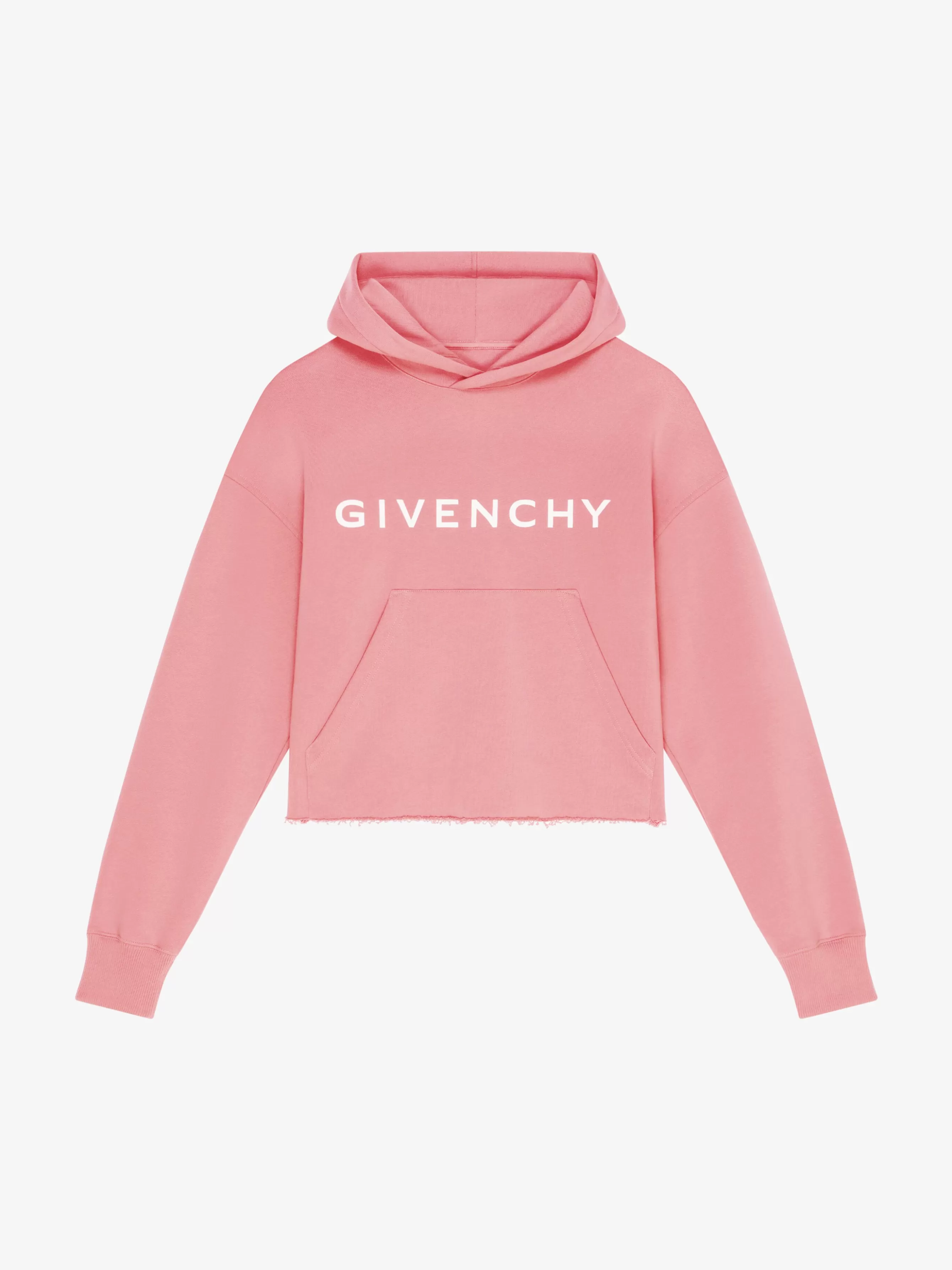 GIVENCHY Sweatshirts & Hoodies- Archetype cropped hoodie in fleece