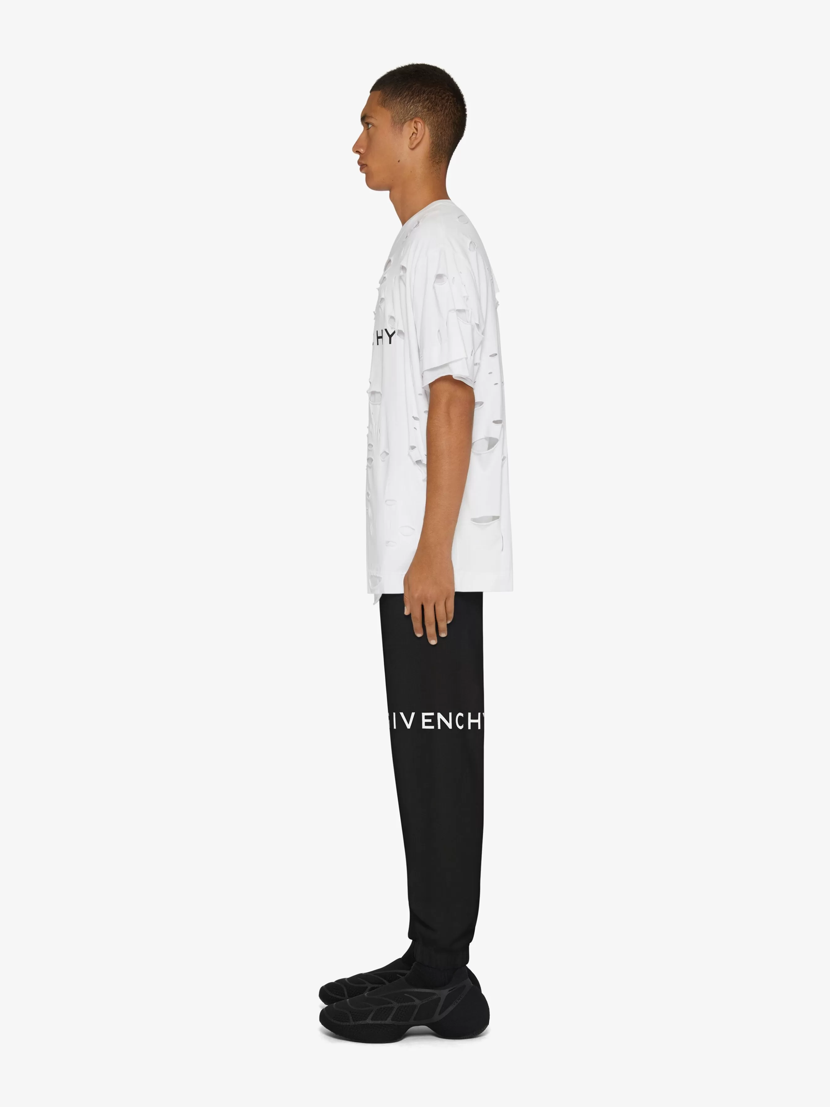 GIVENCHY Pants- Archetype slim fit jogger pants in fleece