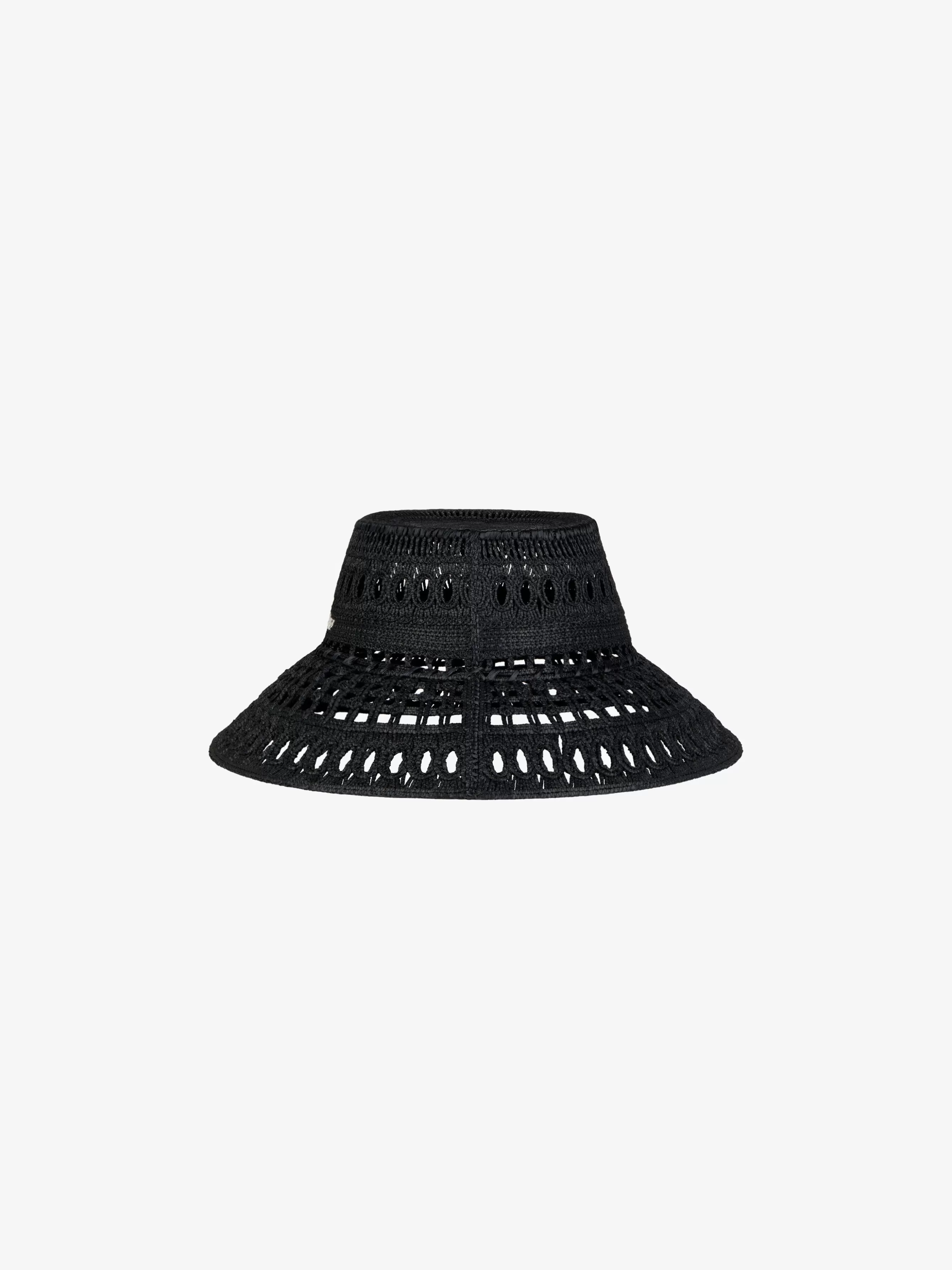 GIVENCHY Other Accessories- bucket hat in laced raffia