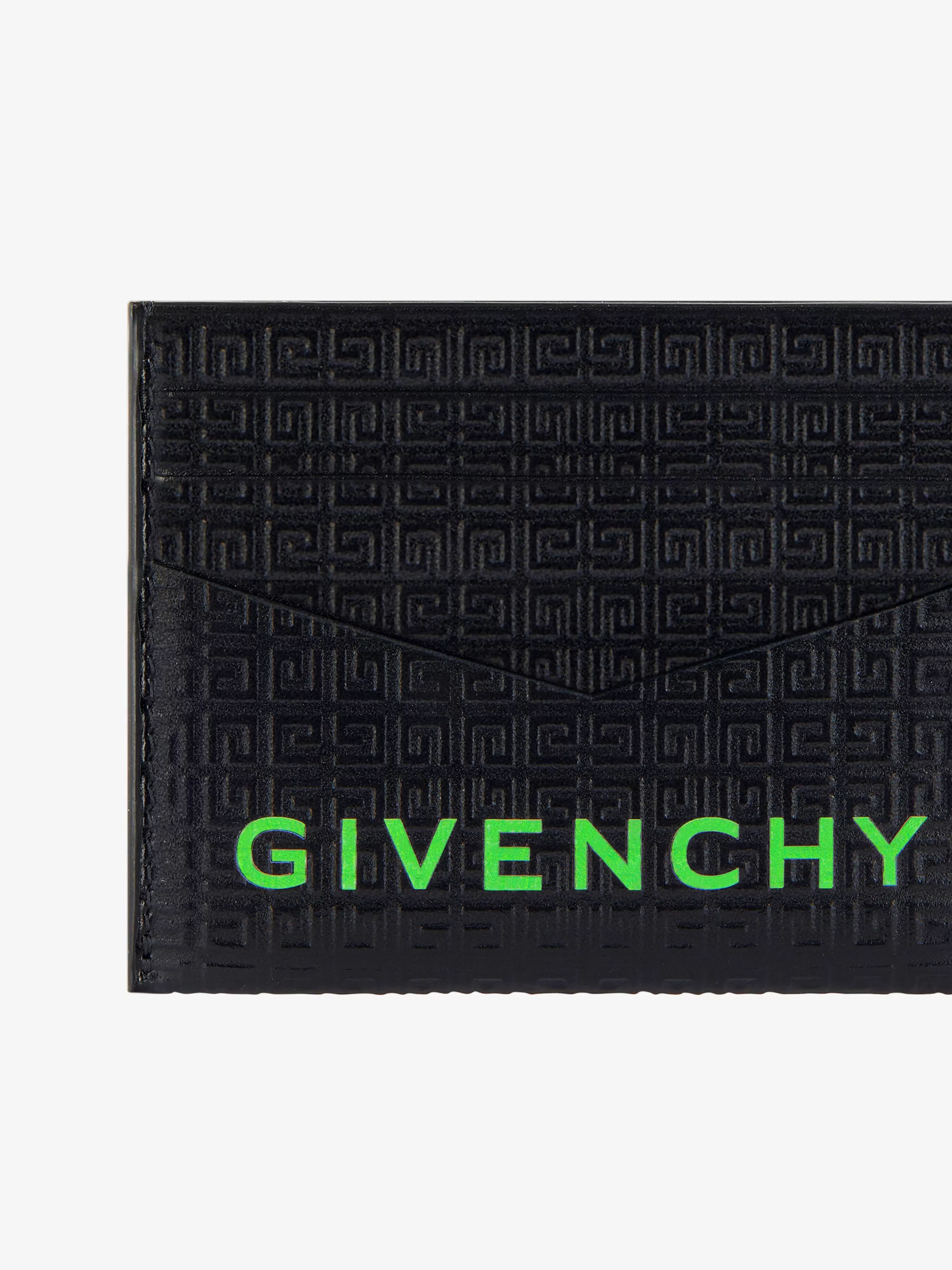 GIVENCHY Small Leather Goods- card holder in 4G Micro leather