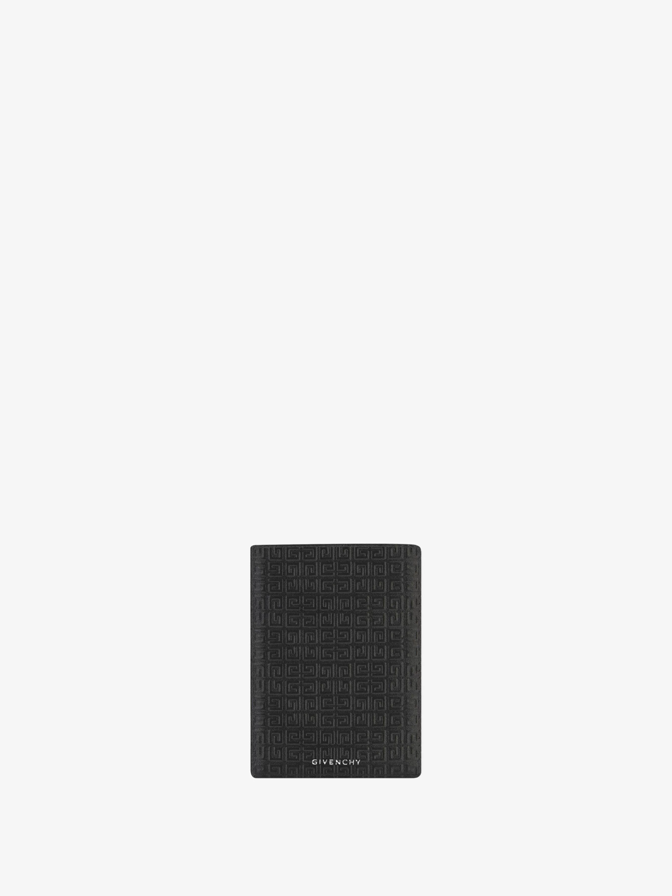 GIVENCHY Small Leather Goods- card holder in Micro 4G leather