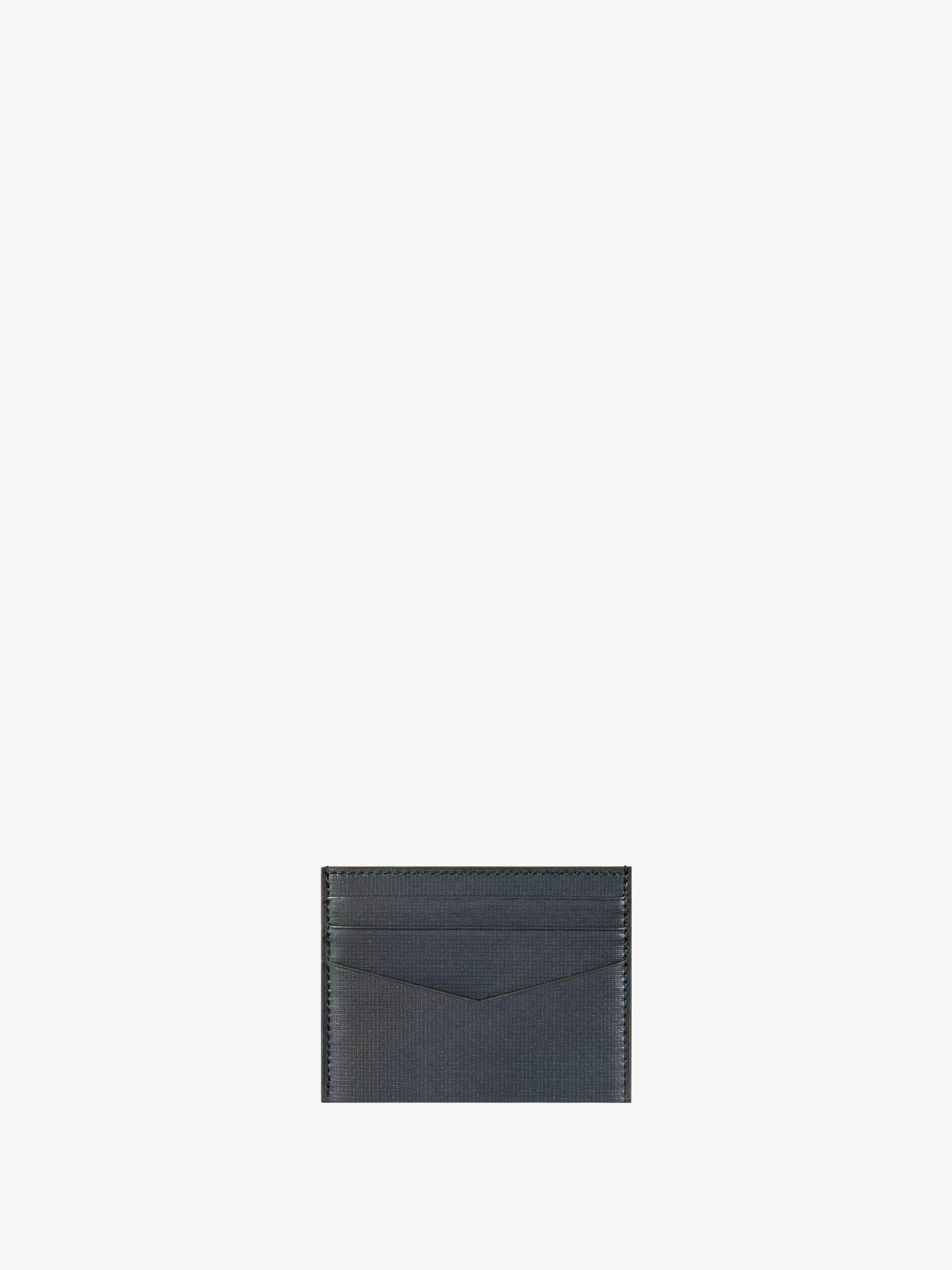 GIVENCHY Small Leather Goods- card holder in two tone 4G classic leather