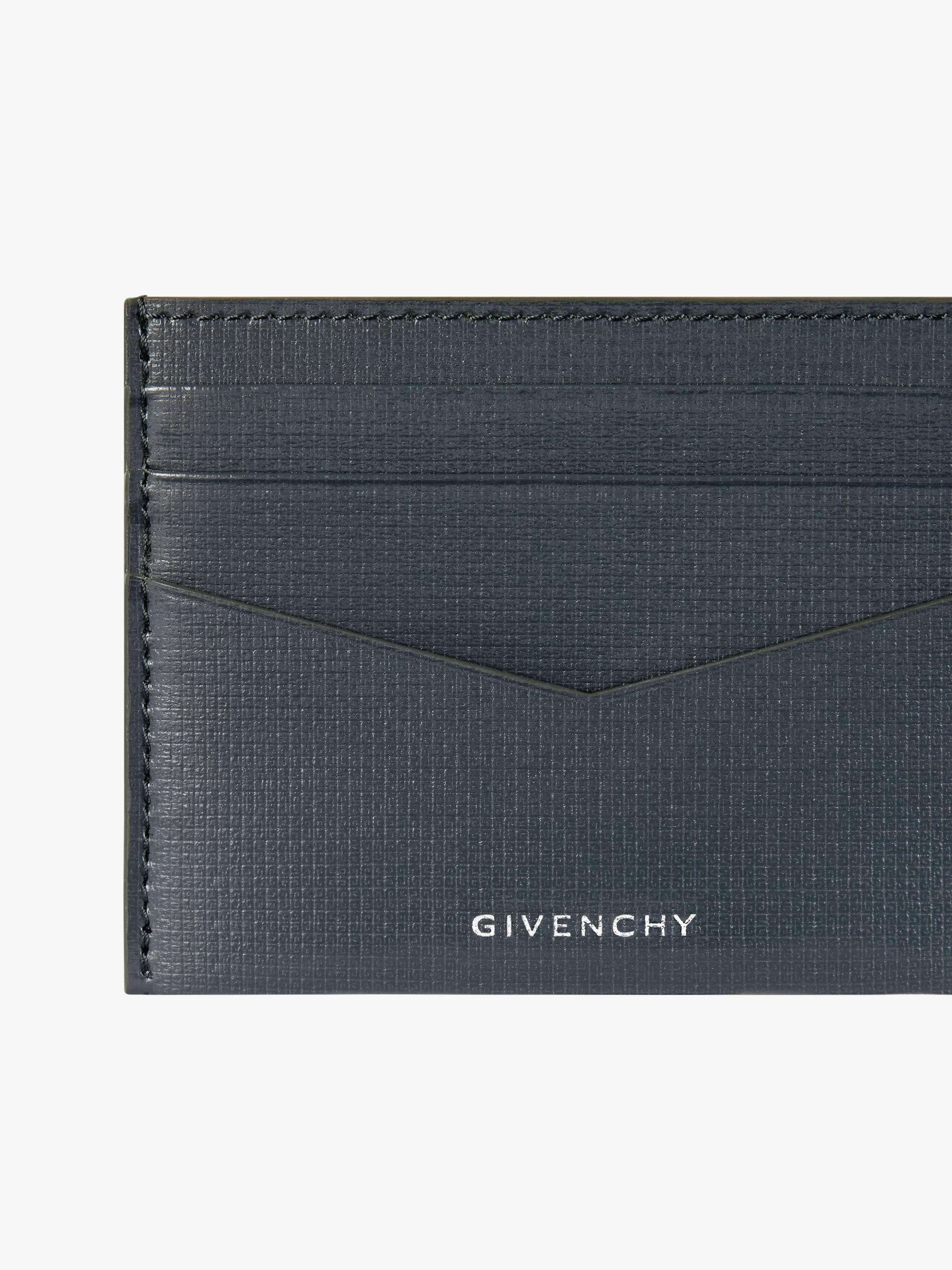 GIVENCHY Small Leather Goods- card holder in two tone 4G classic leather