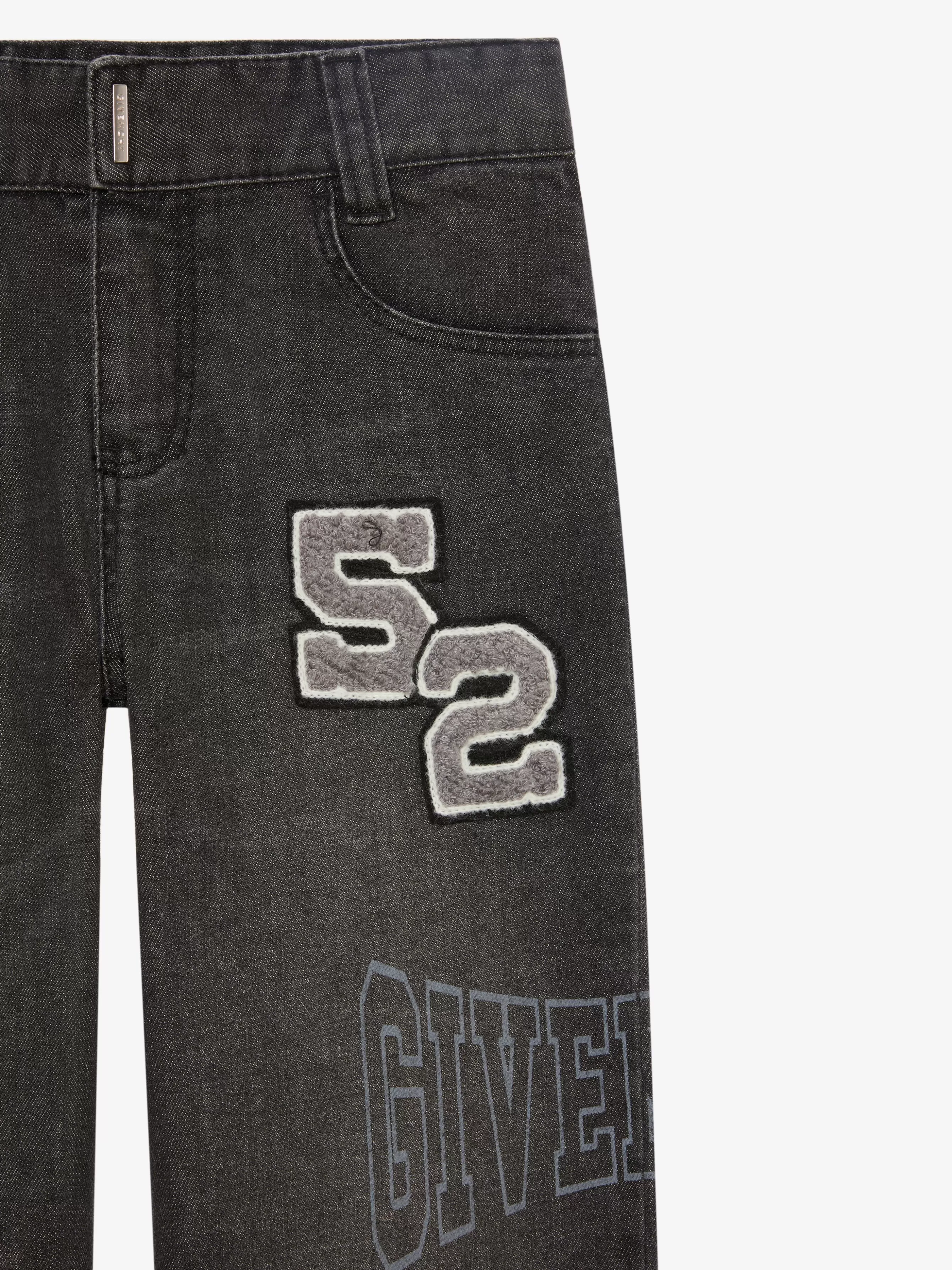 GIVENCHY Boy (4 to 12 years)- College baggy jeans in denim