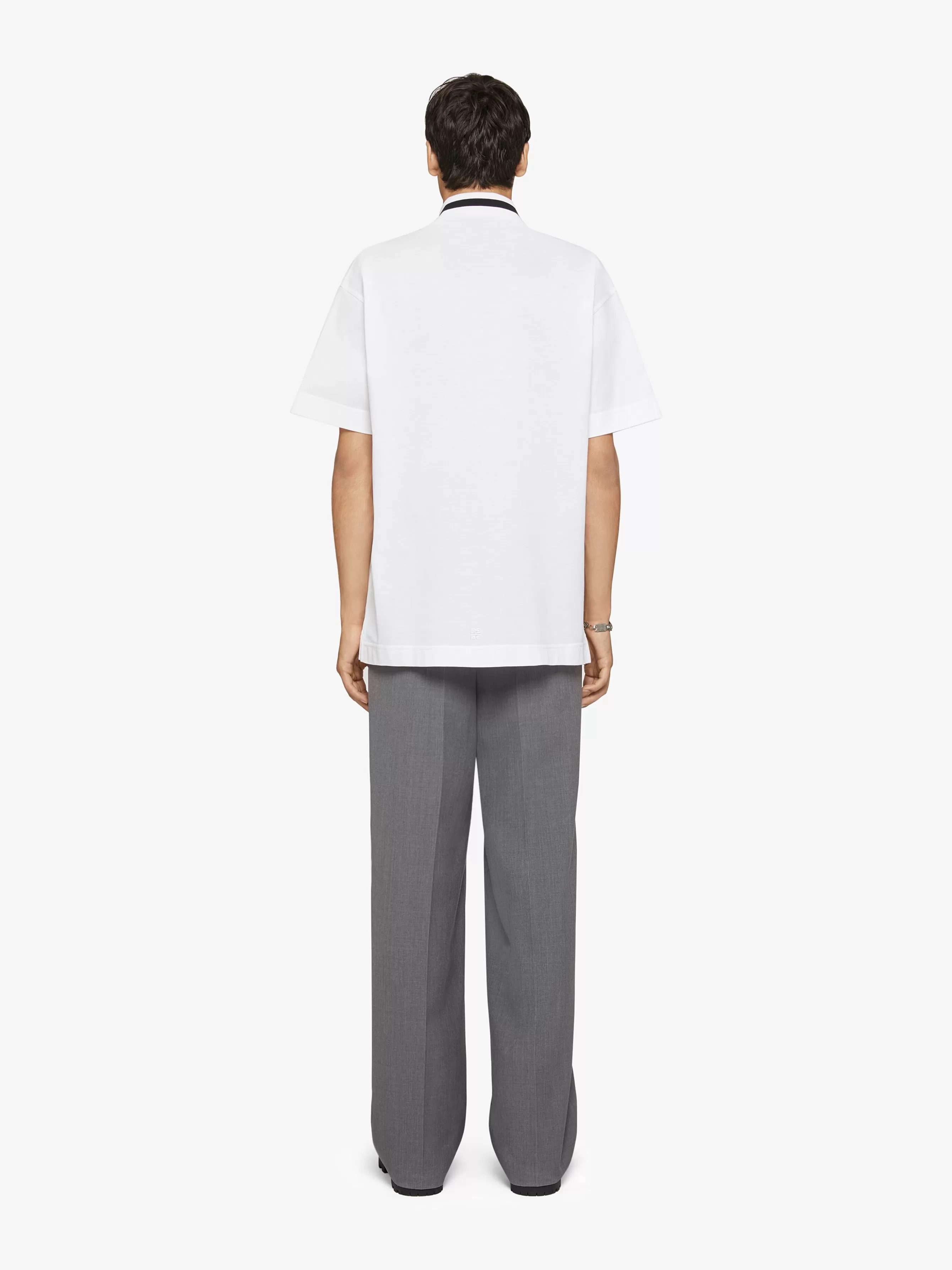 GIVENCHY T-Shirts- Crest polo shirt in cotton