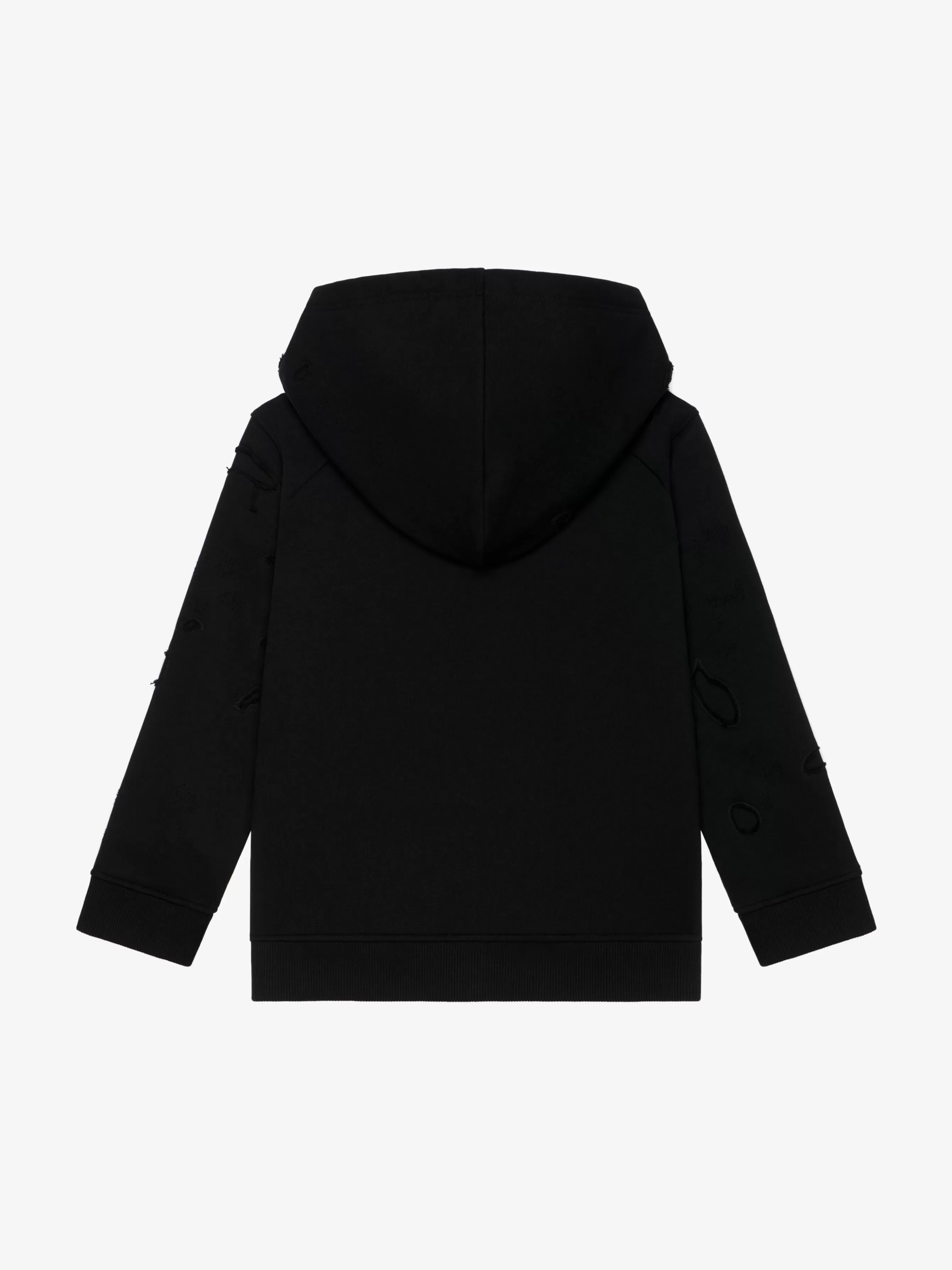 Gifts/Men GIVENCHY Gifts for Kids | Boy (4 to 12 years)- hooded sweatshirt in partly destroyed fleece