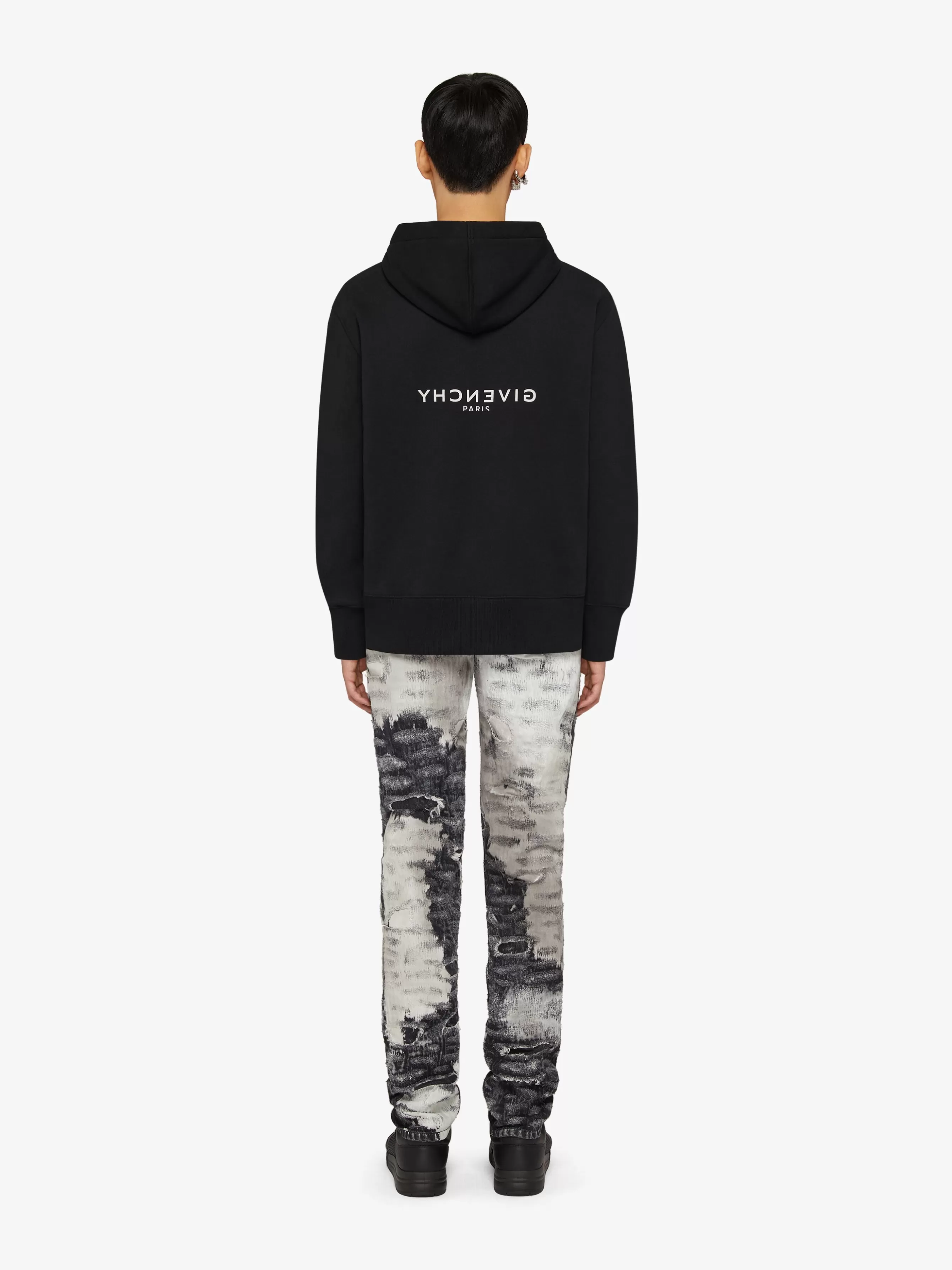 Gifts GIVENCHY Gifts for Him- Reverse slim fit hoodie in fleece