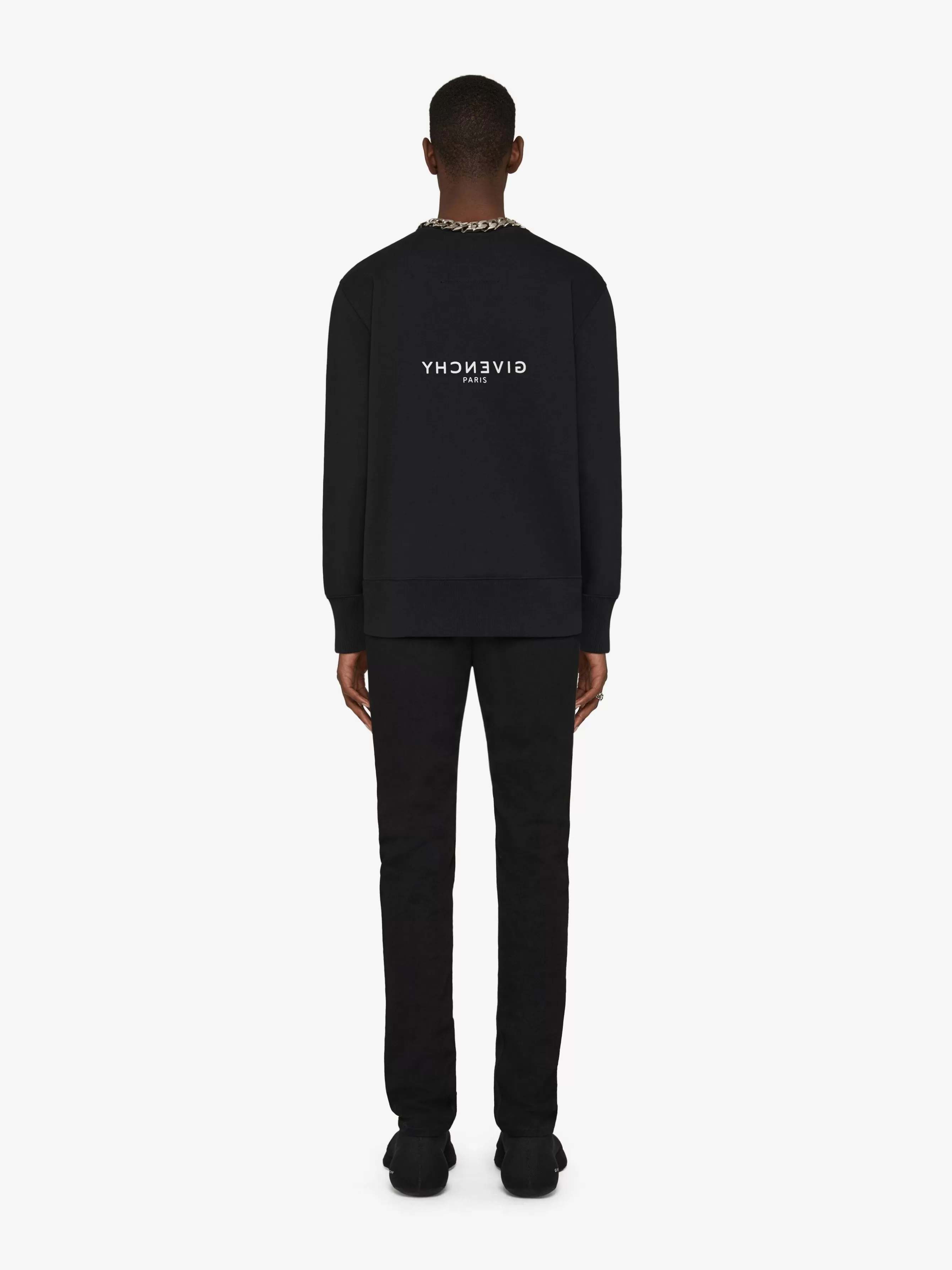 GIVENCHY Sweatshirts & Hoodies- Reverse slim fit sweatshirt in fleece