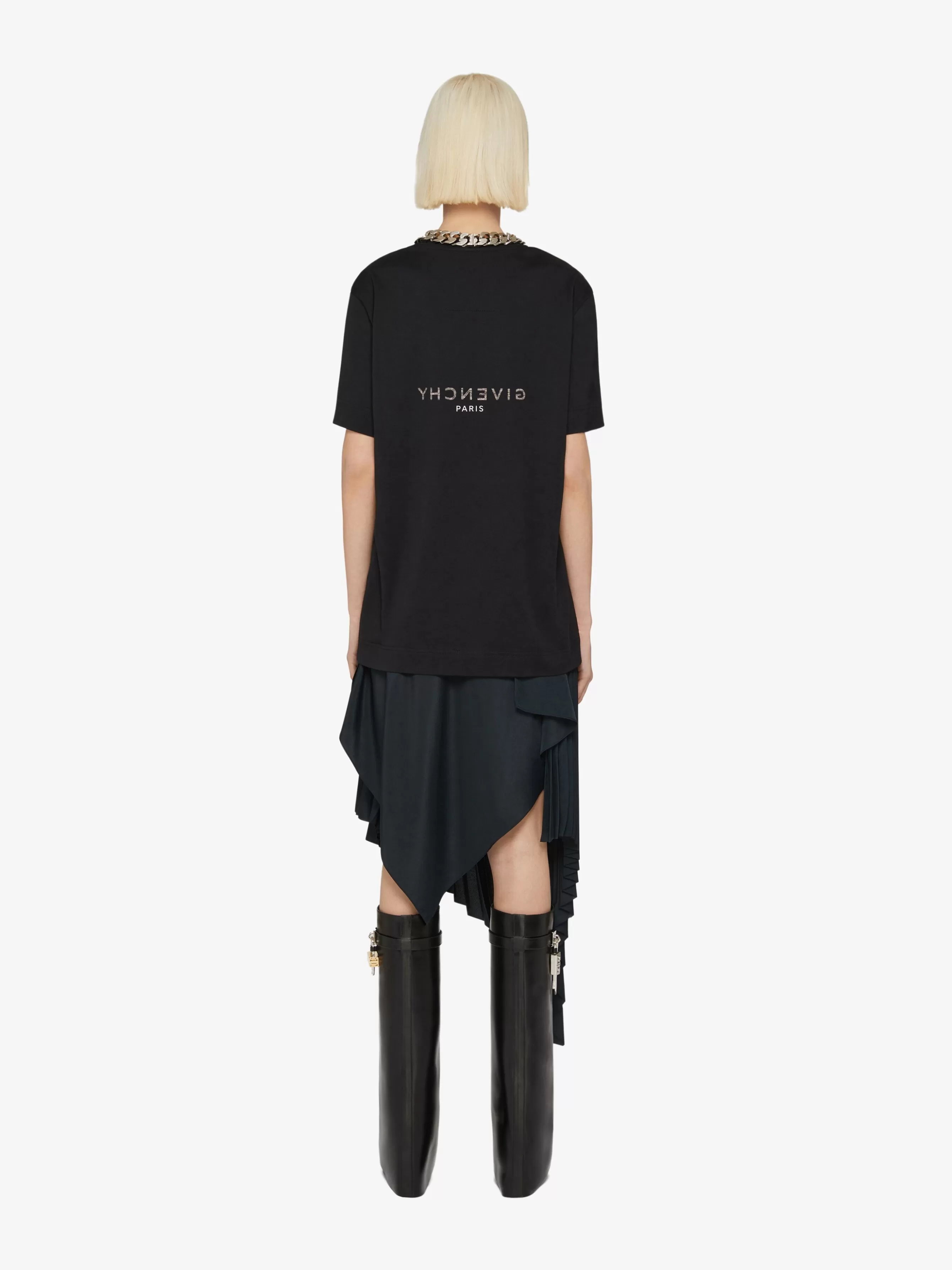 Women GIVENCHY Sneakers- Reverse t-shirt in cotton