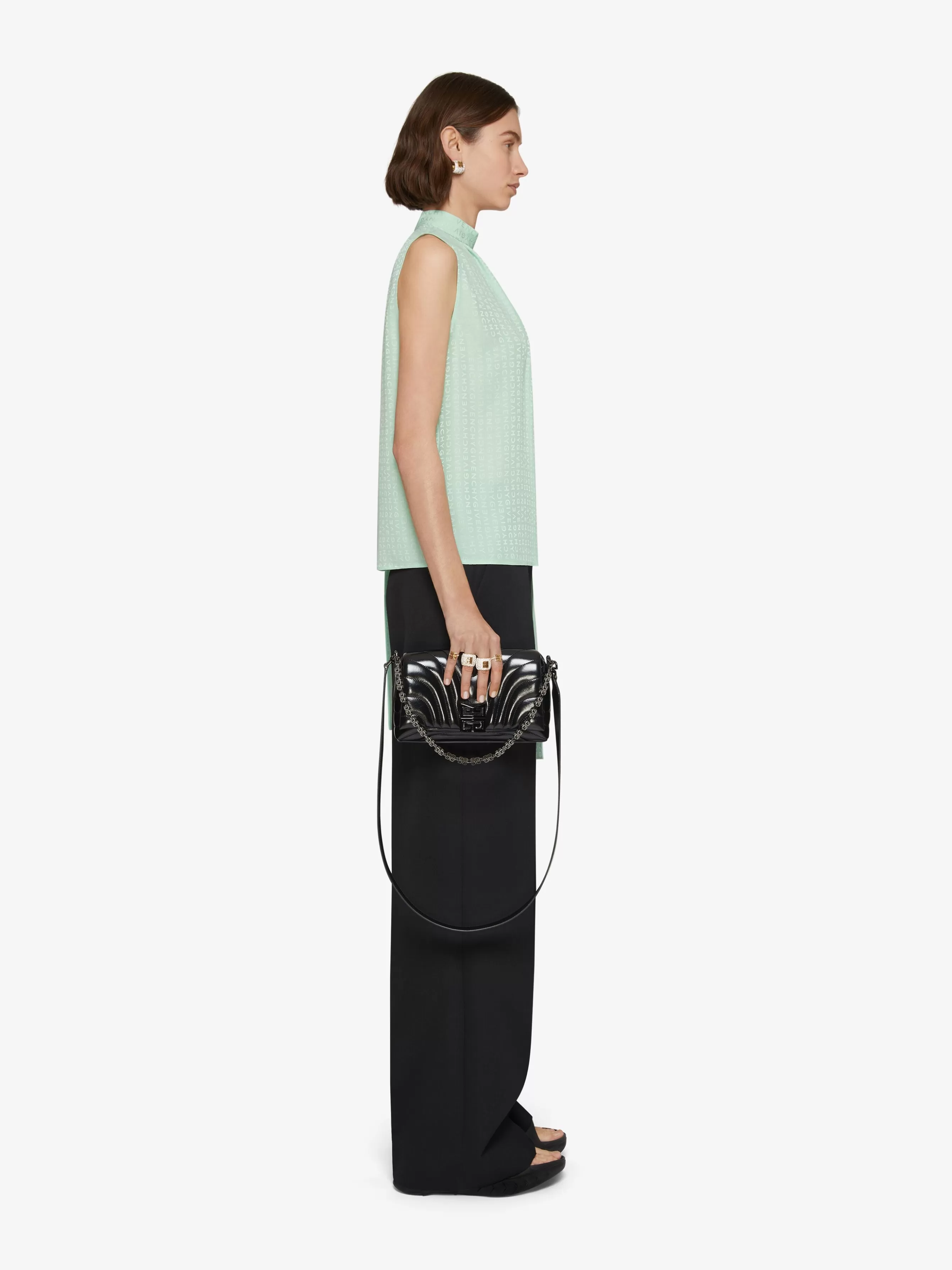 Sale GIVENCHY Tops & T-shirts- top in silk with lavalliere