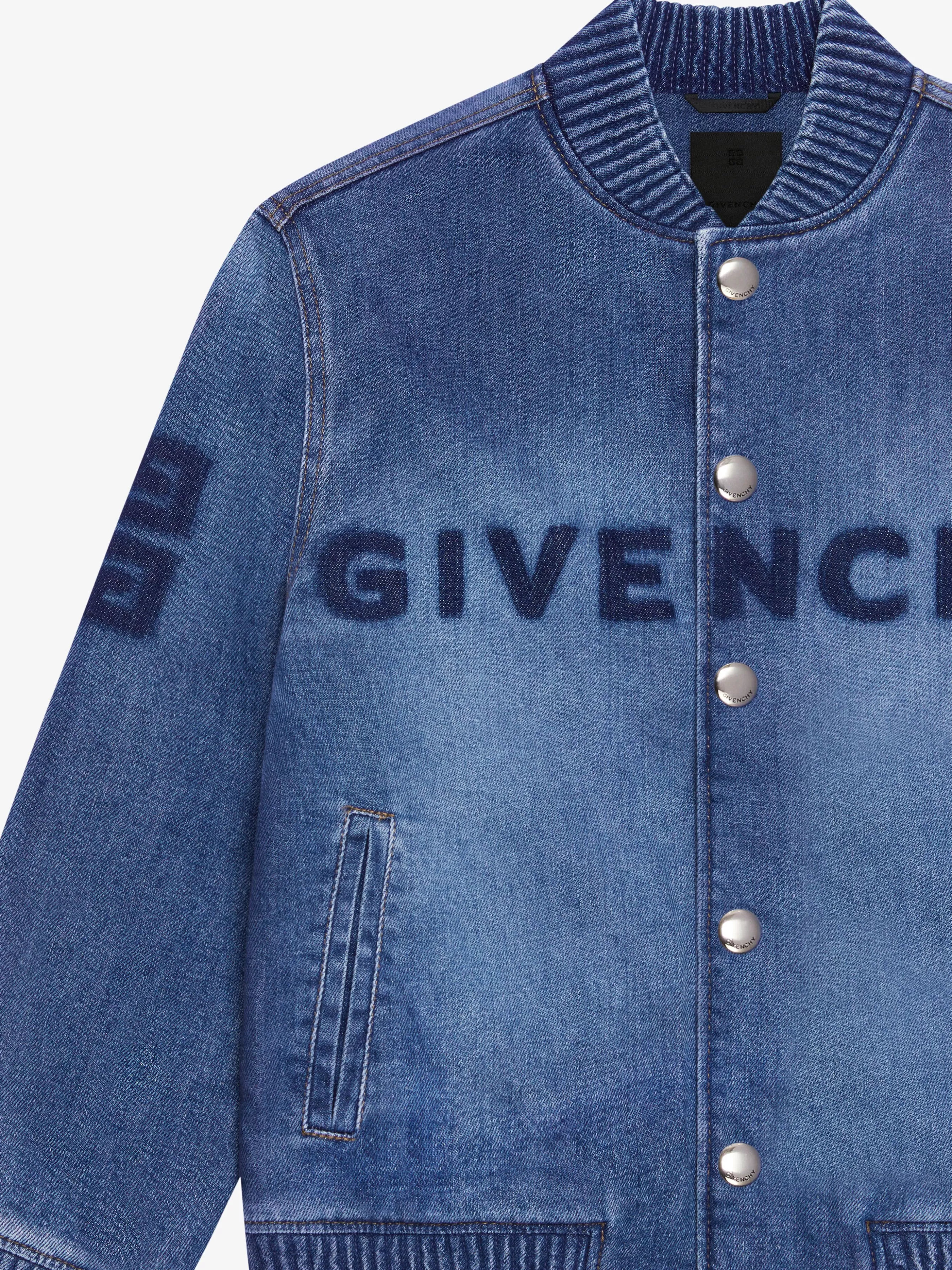 Men GIVENCHY Frozen Capsule | Boy (4 to 12 years)- varsity jacket in denim