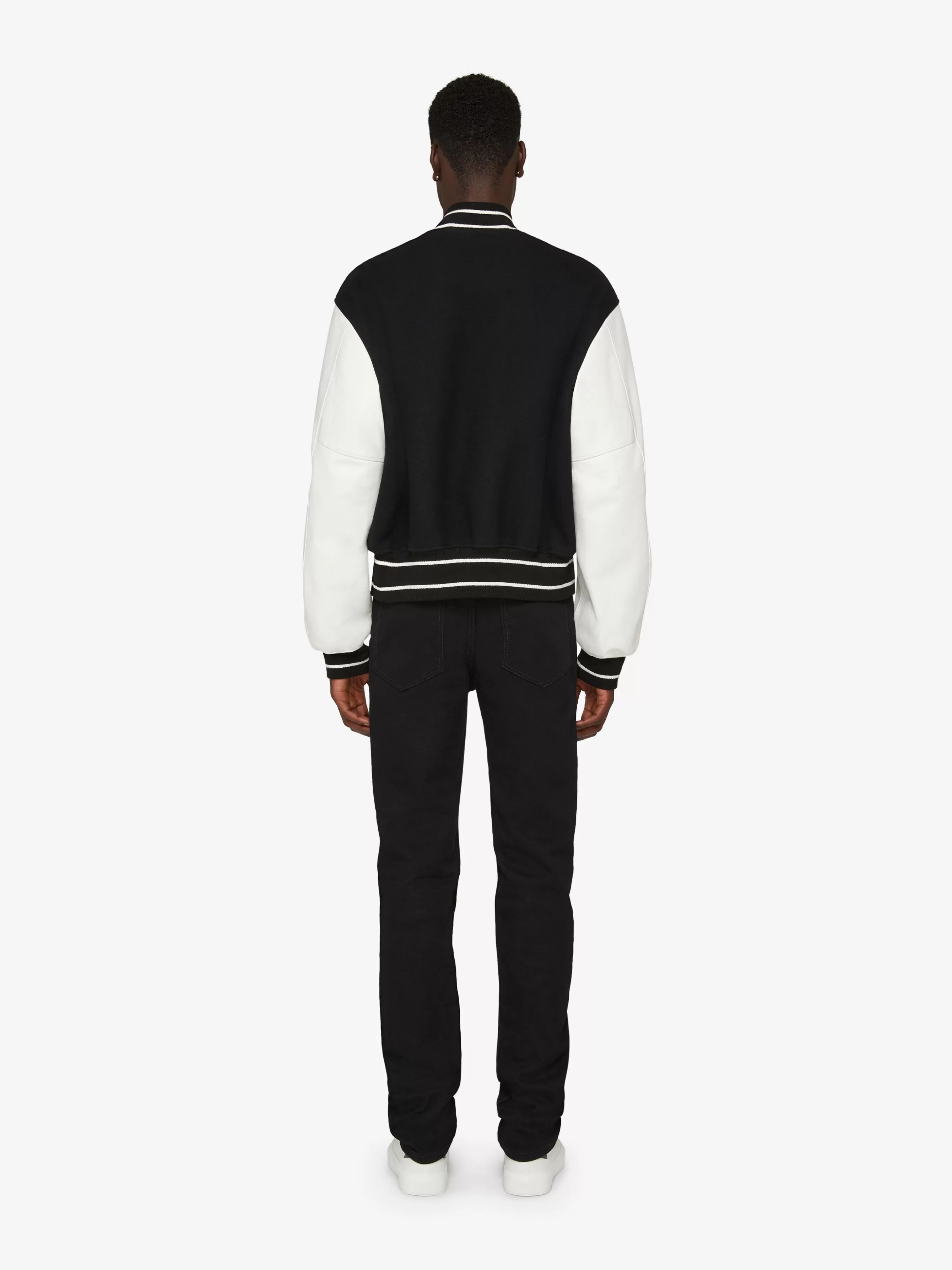 Gifts GIVENCHY Gifts for Him- varsity jacket in wool and leather