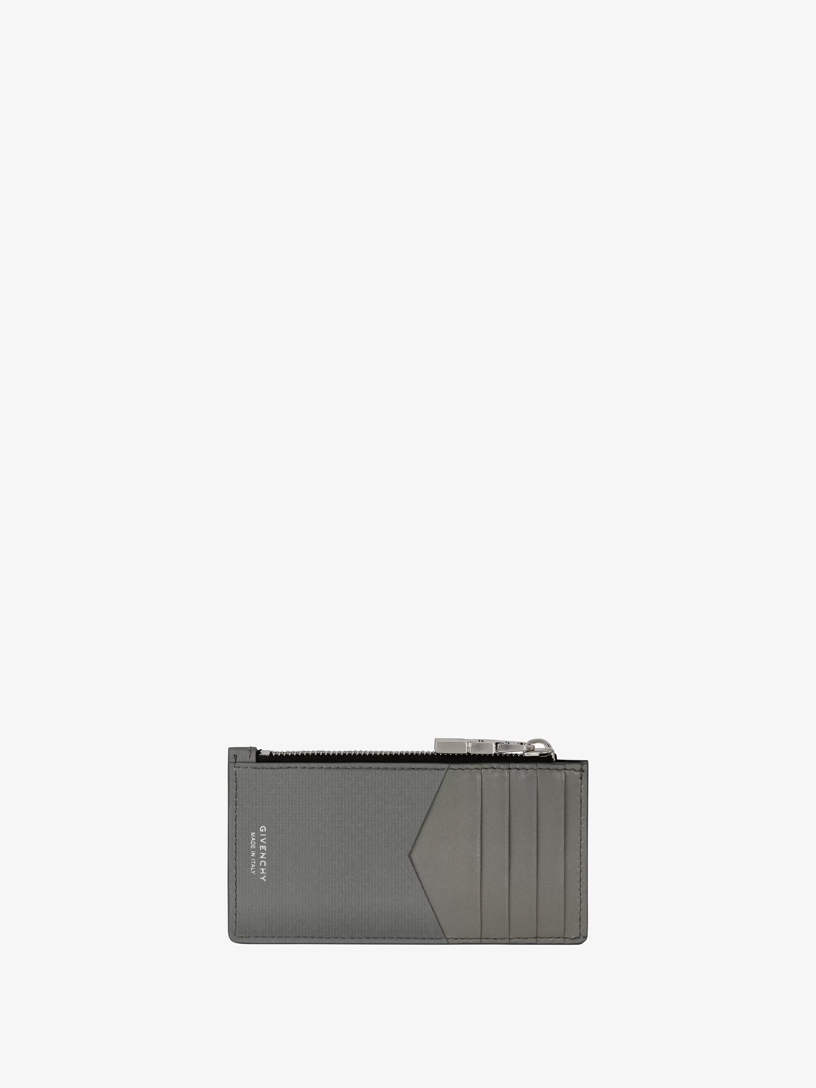 GIVENCHY Small Leather Goods- zipped card holder in 4G leather