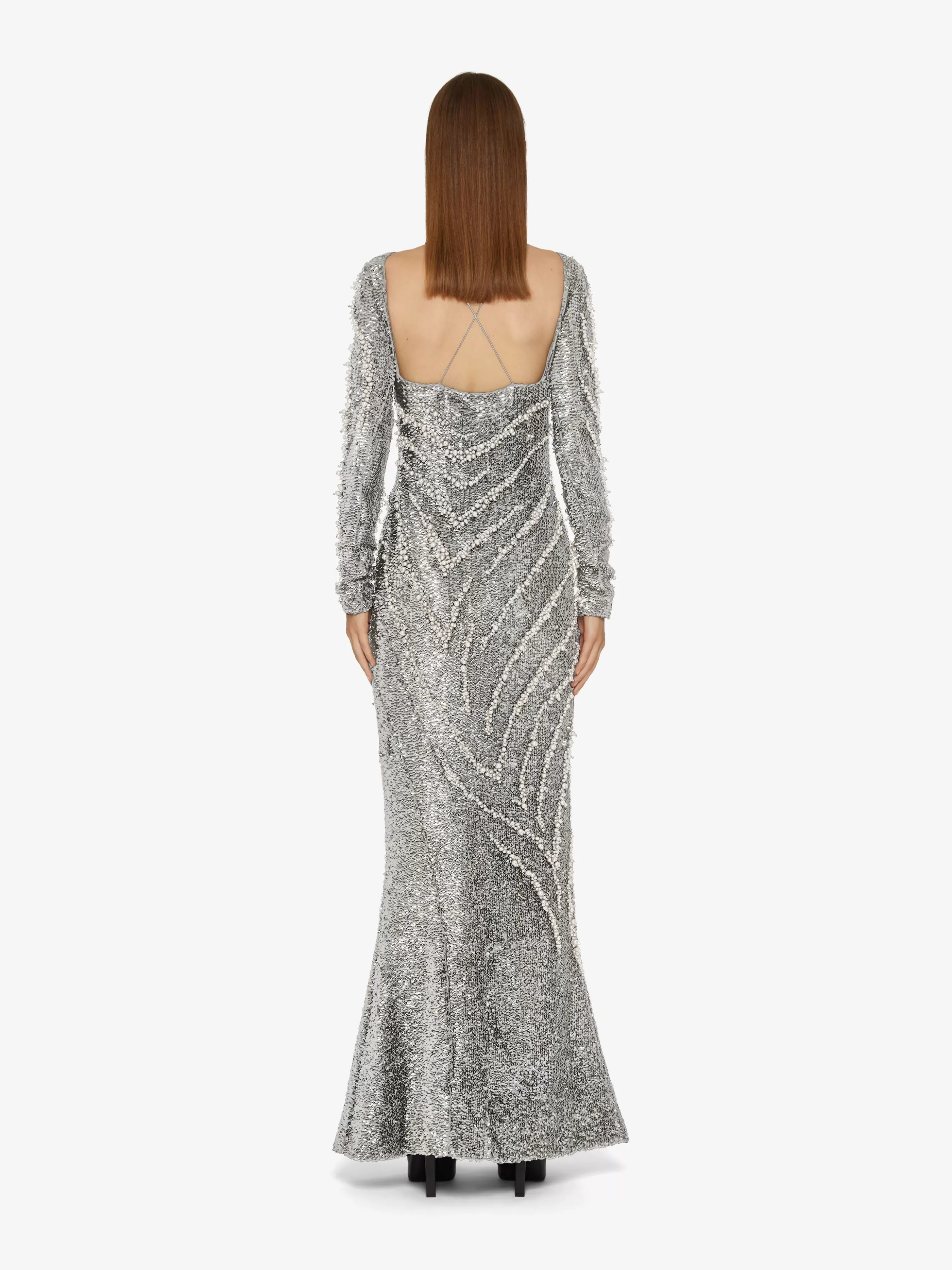 Sale GIVENCHY Dresses-Gown with sequins and pearl embroidery