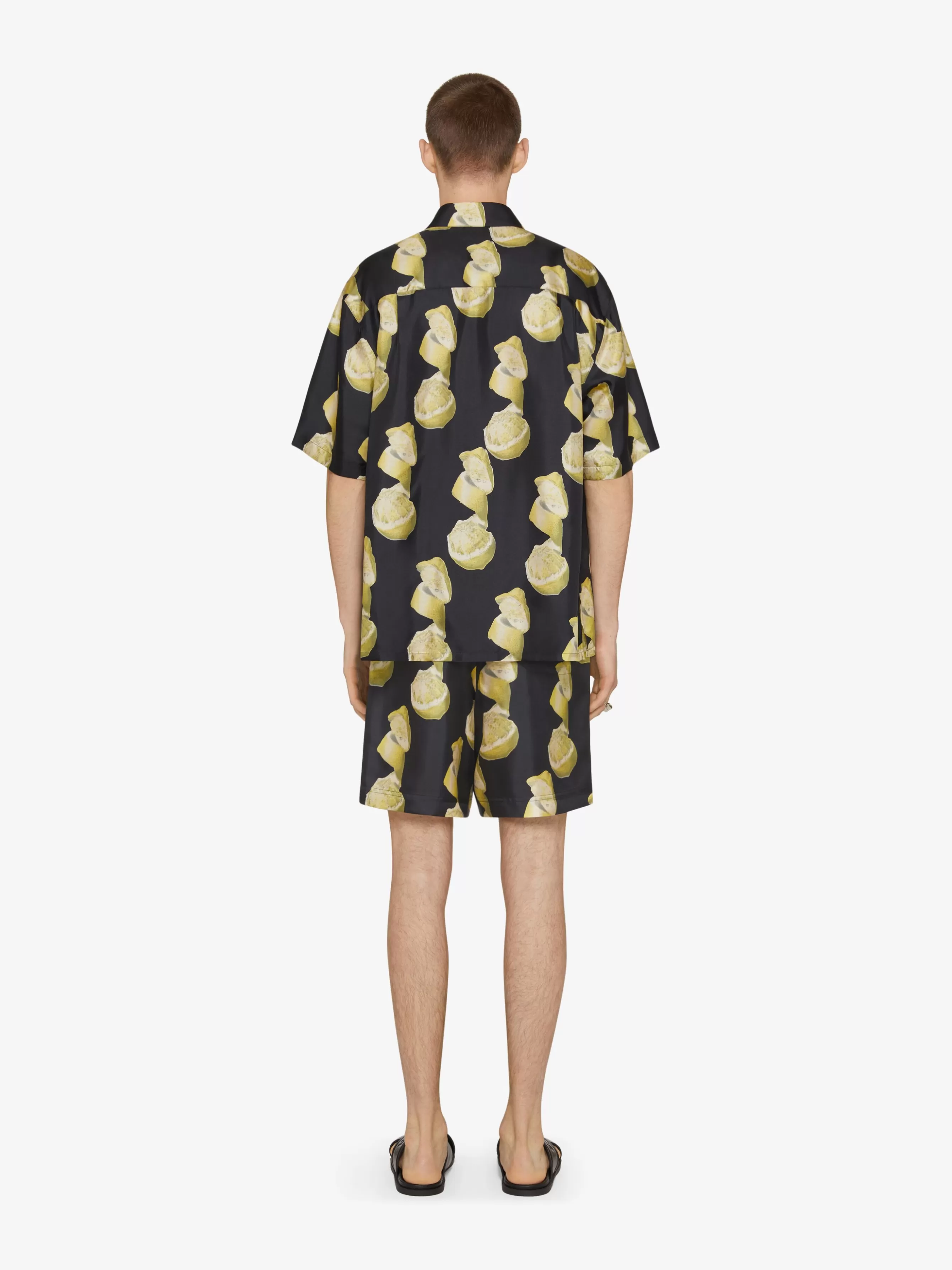 GIVENCHY Shirts-Hawaiian shirt in printed silk