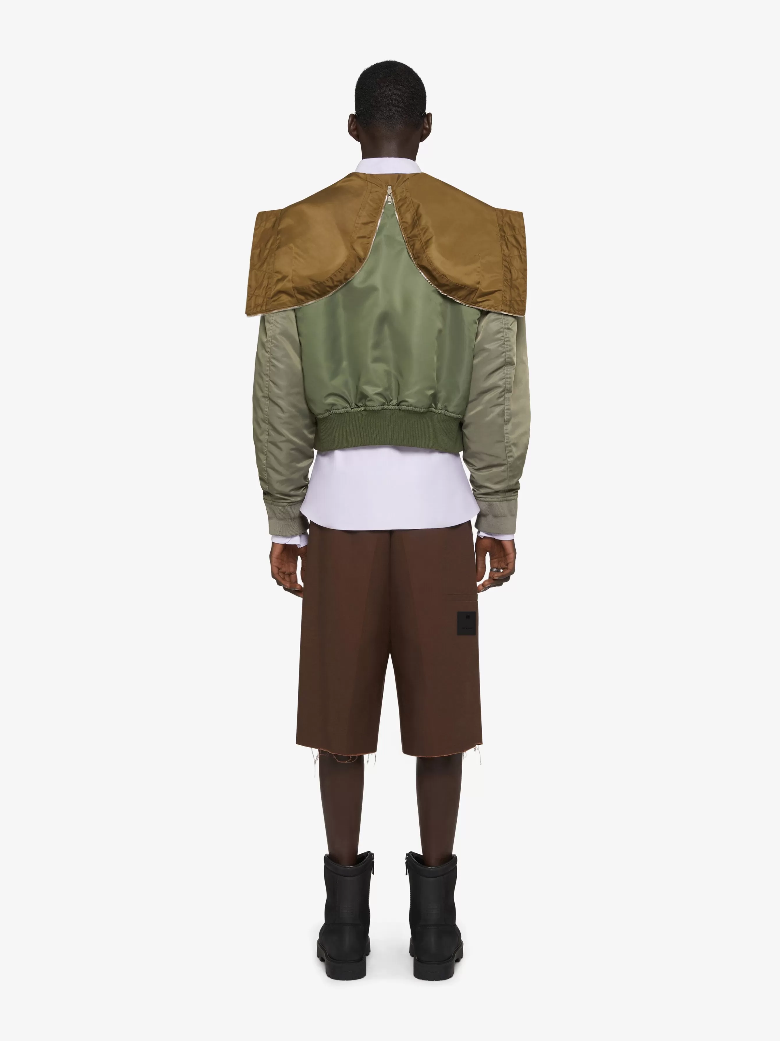 GIVENCHY Outerwear & Blousons-Hooded bomber jacket