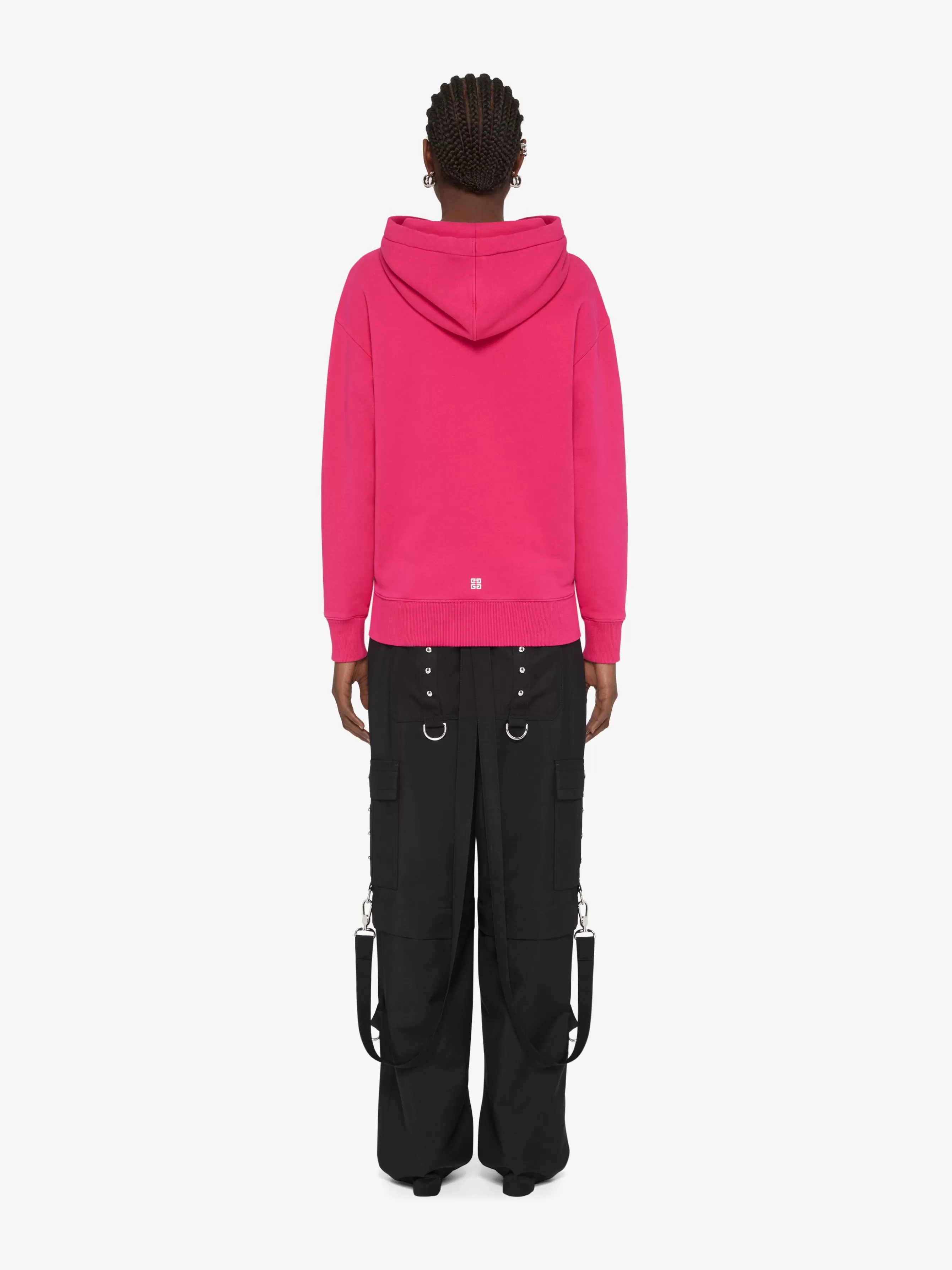 Sale GIVENCHY Pulls & Sweatshirts-Hoodie in fleece with Daisy