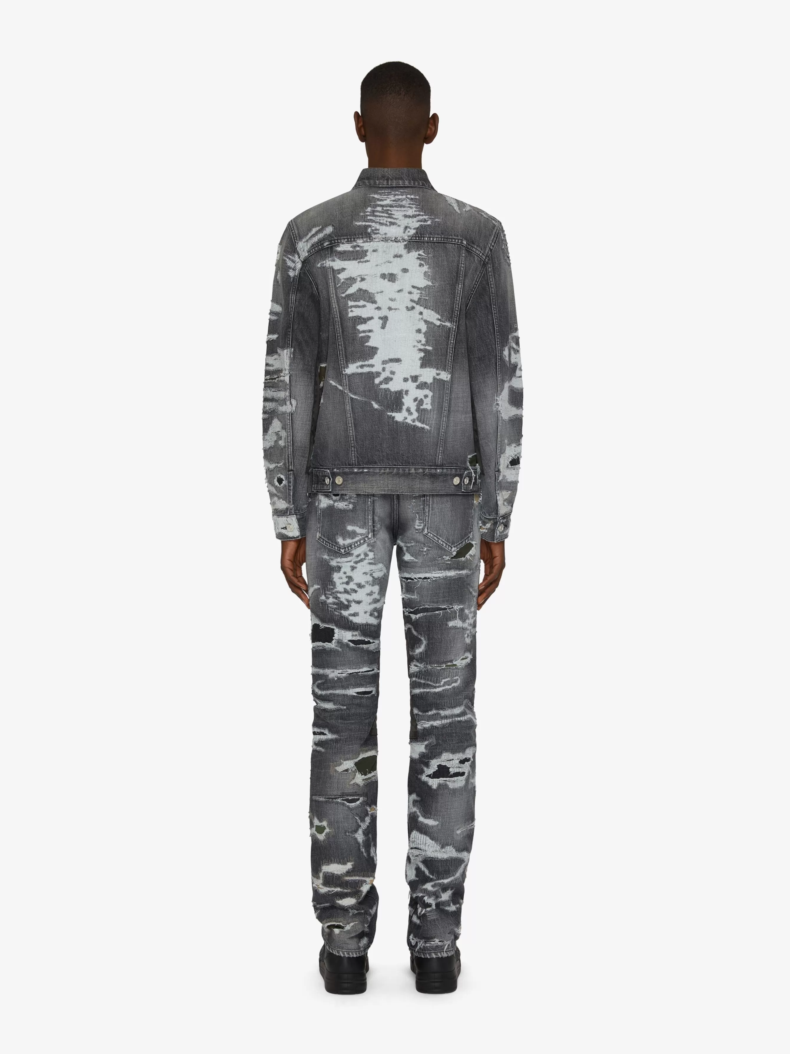 Sale GIVENCHY Pants & Shorts-Jeans in destroyed denim and moleskin