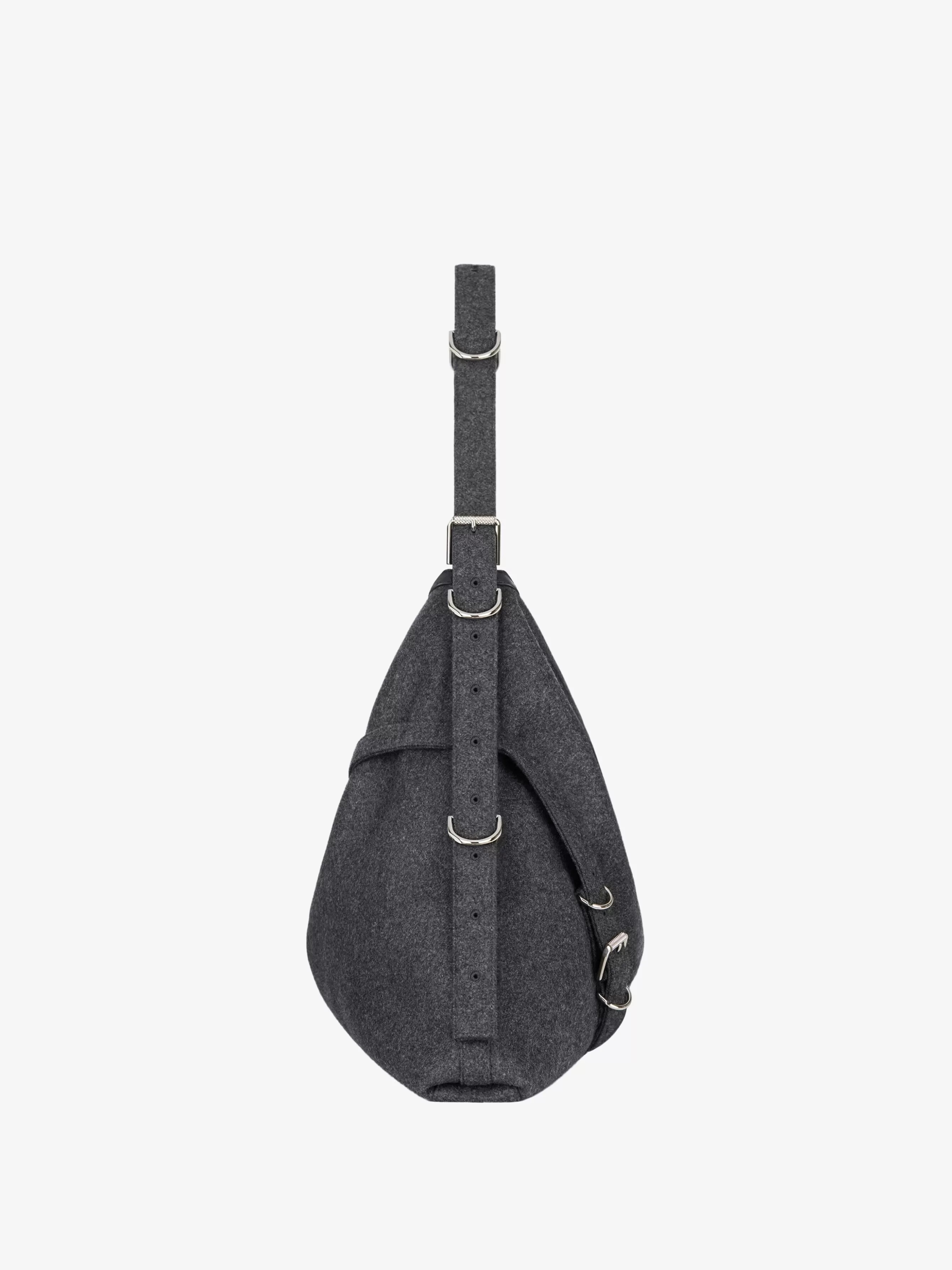 Women GIVENCHY Voyou | Shoulder Bags-Large Voyou bag in cashmere