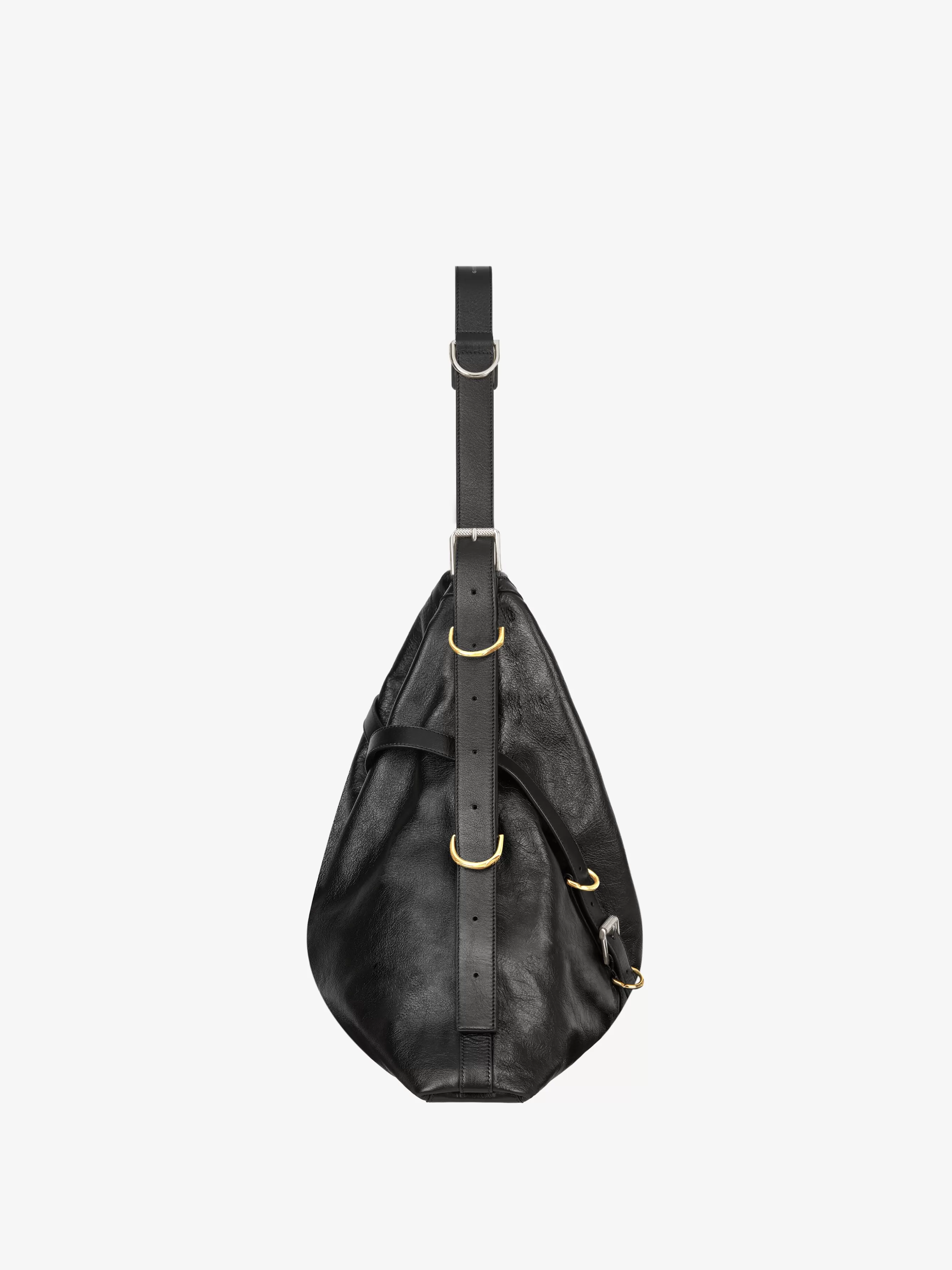 Women GIVENCHY Voyou | Shoulder Bags-Large Voyou bag in leather