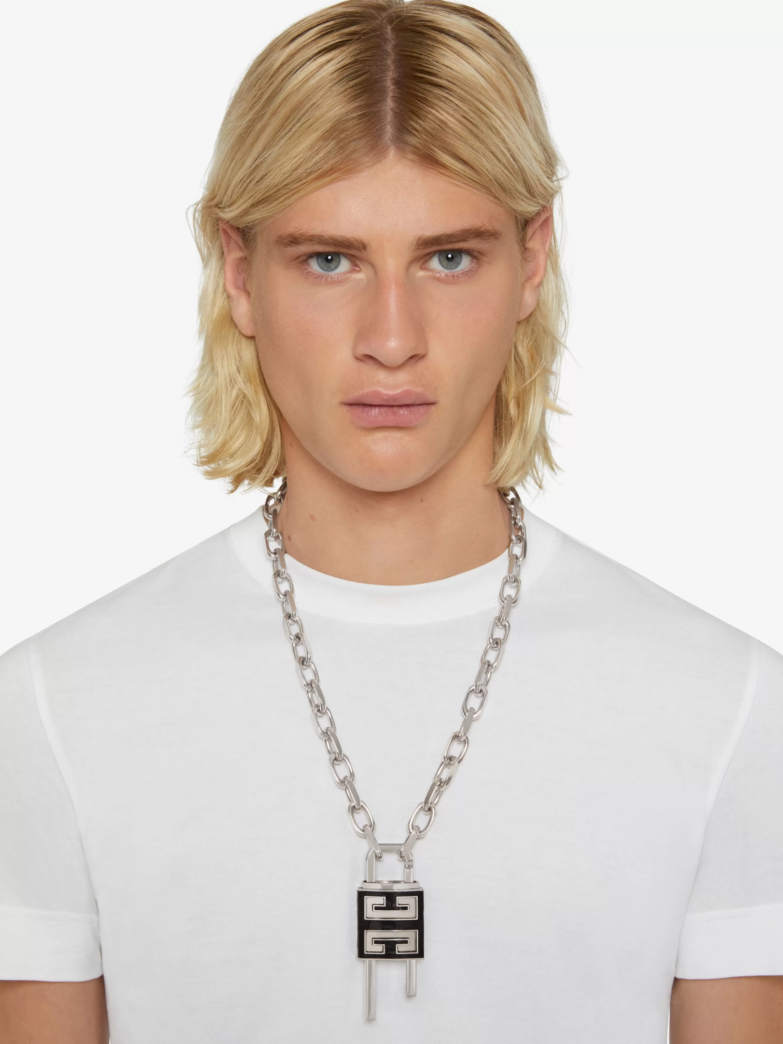 Sale/Men GIVENCHY Jewels & Accessories | Jewelry-Lock necklace with 4G padlock in metal