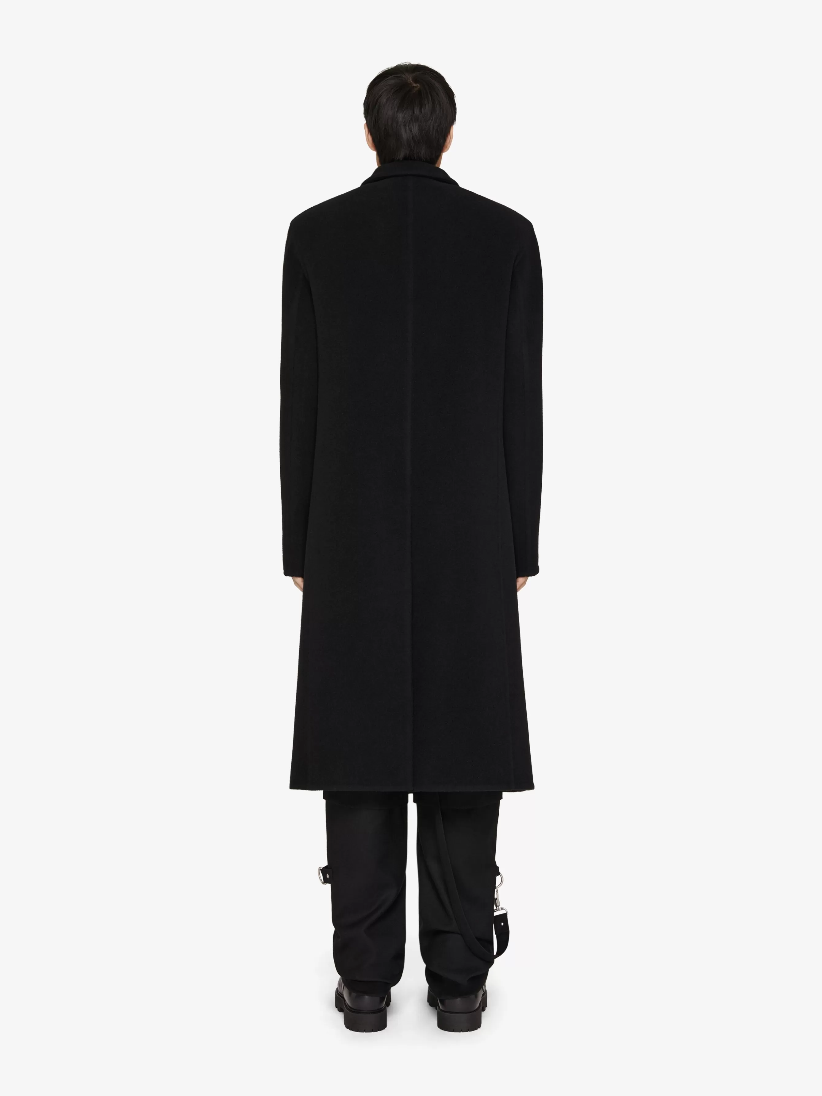 GIVENCHY Jackets & Coats-Long coat in double face wool and cashmere