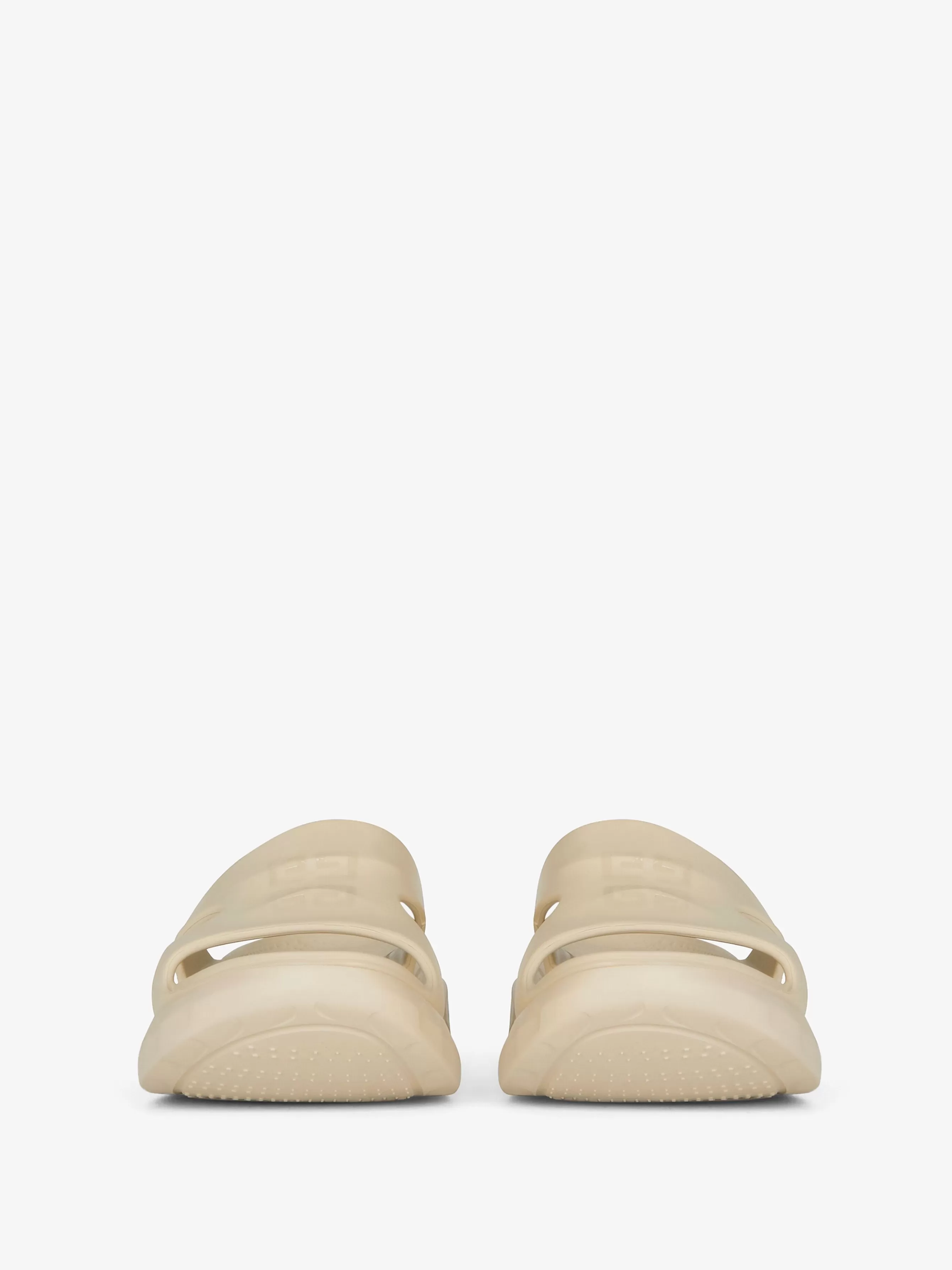 Men/Women GIVENCHY Slides & Sandals | Marshmallow-Marshmallow flat sandals in rubber