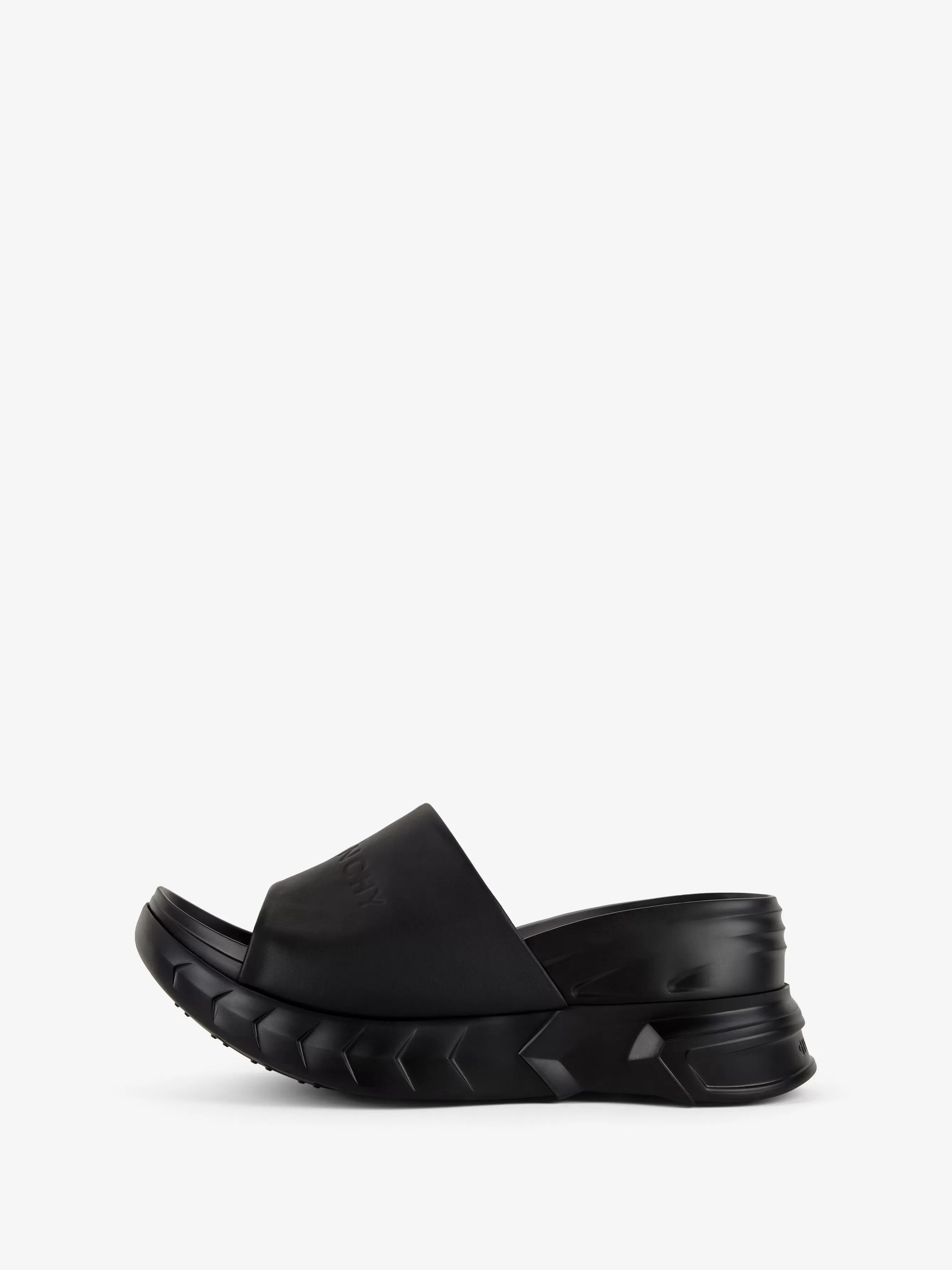 Women GIVENCHY Marshmallow | Slides & Sandals-Marshmallow wedge sandals in leather