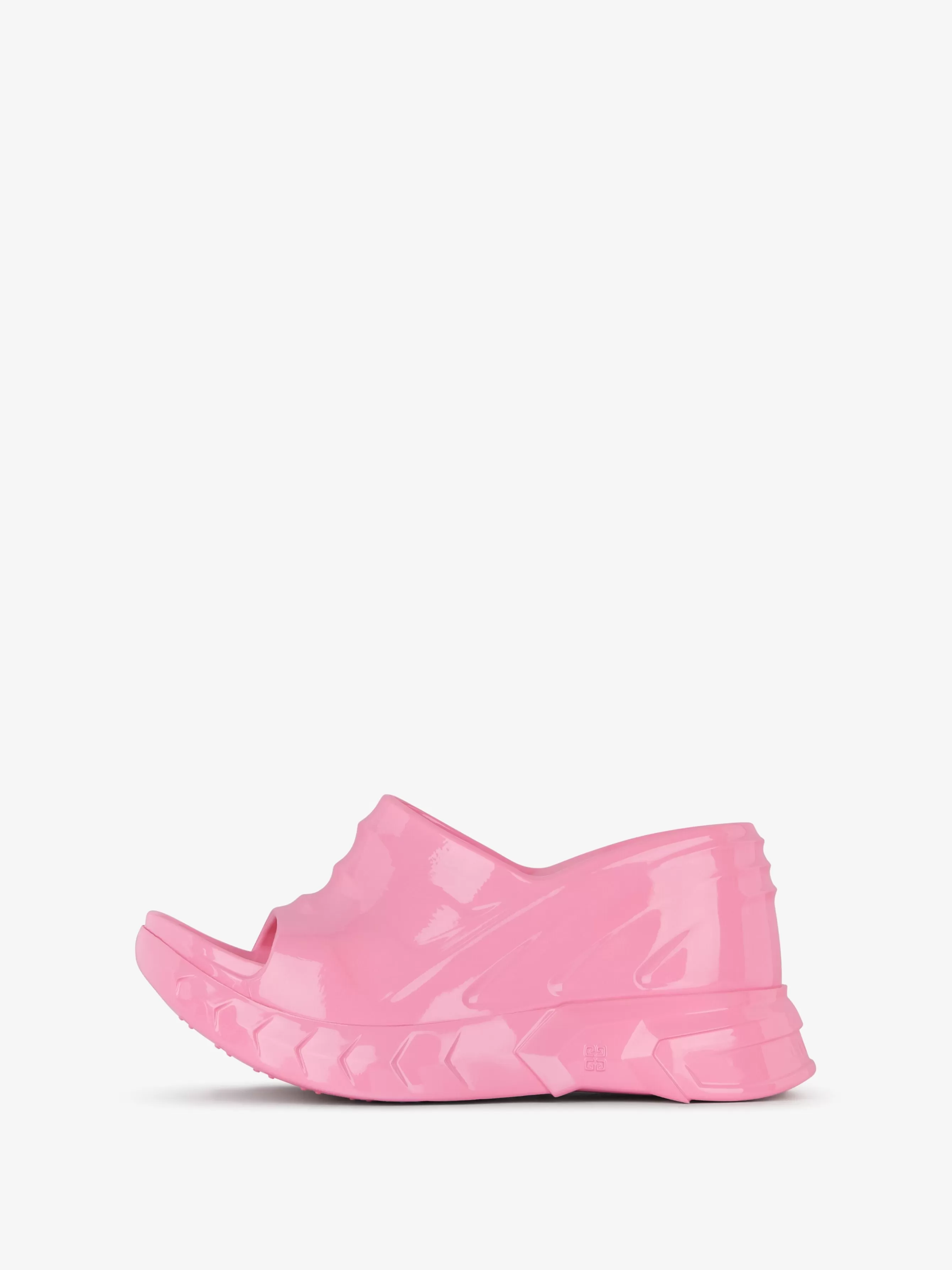 Sale GIVENCHY Shoes-Marshmallow wedge sandals in rubber