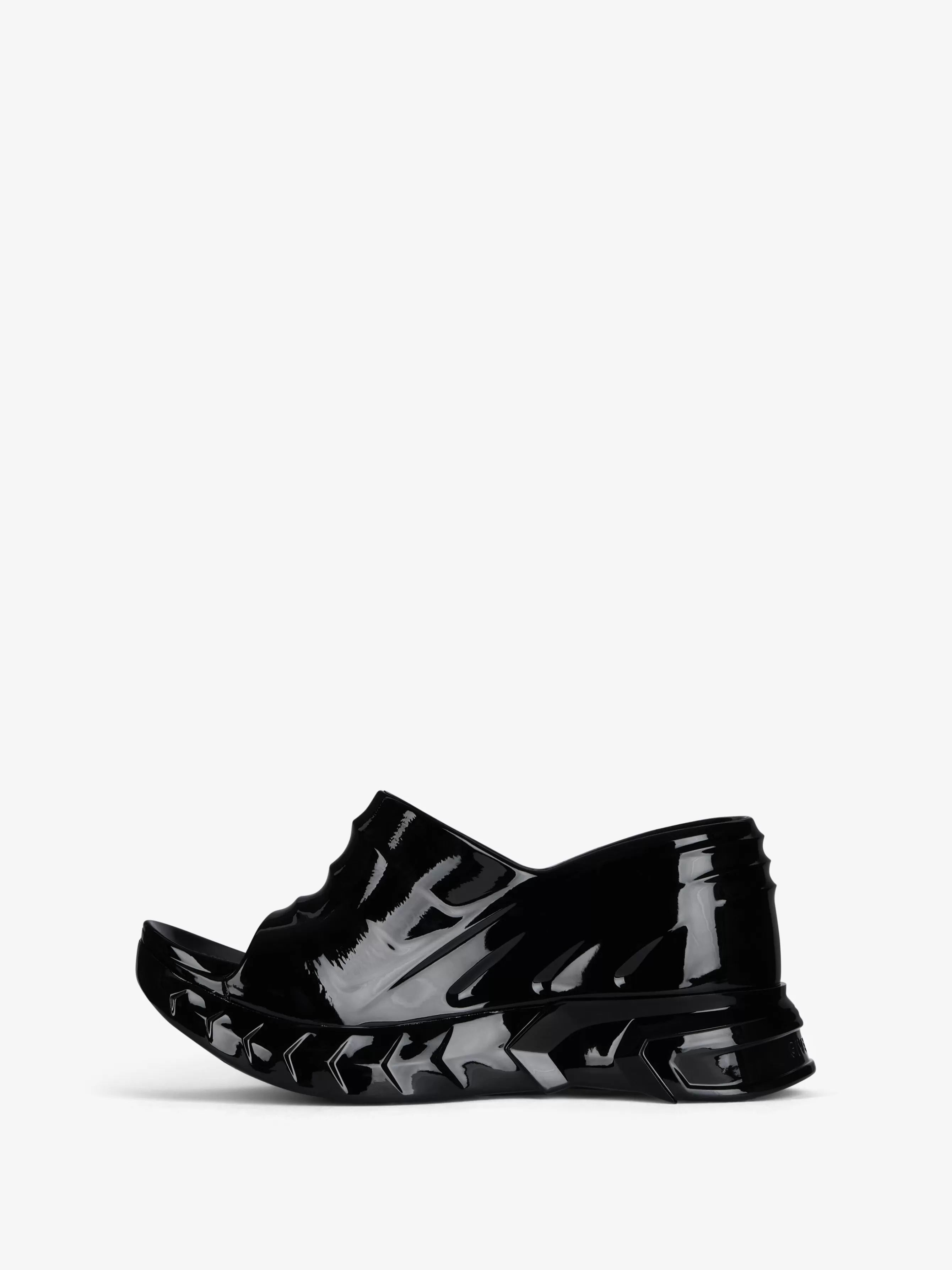 Women GIVENCHY Marshmallow | Slides & Sandals-Marshmallow wedge sandals in rubber