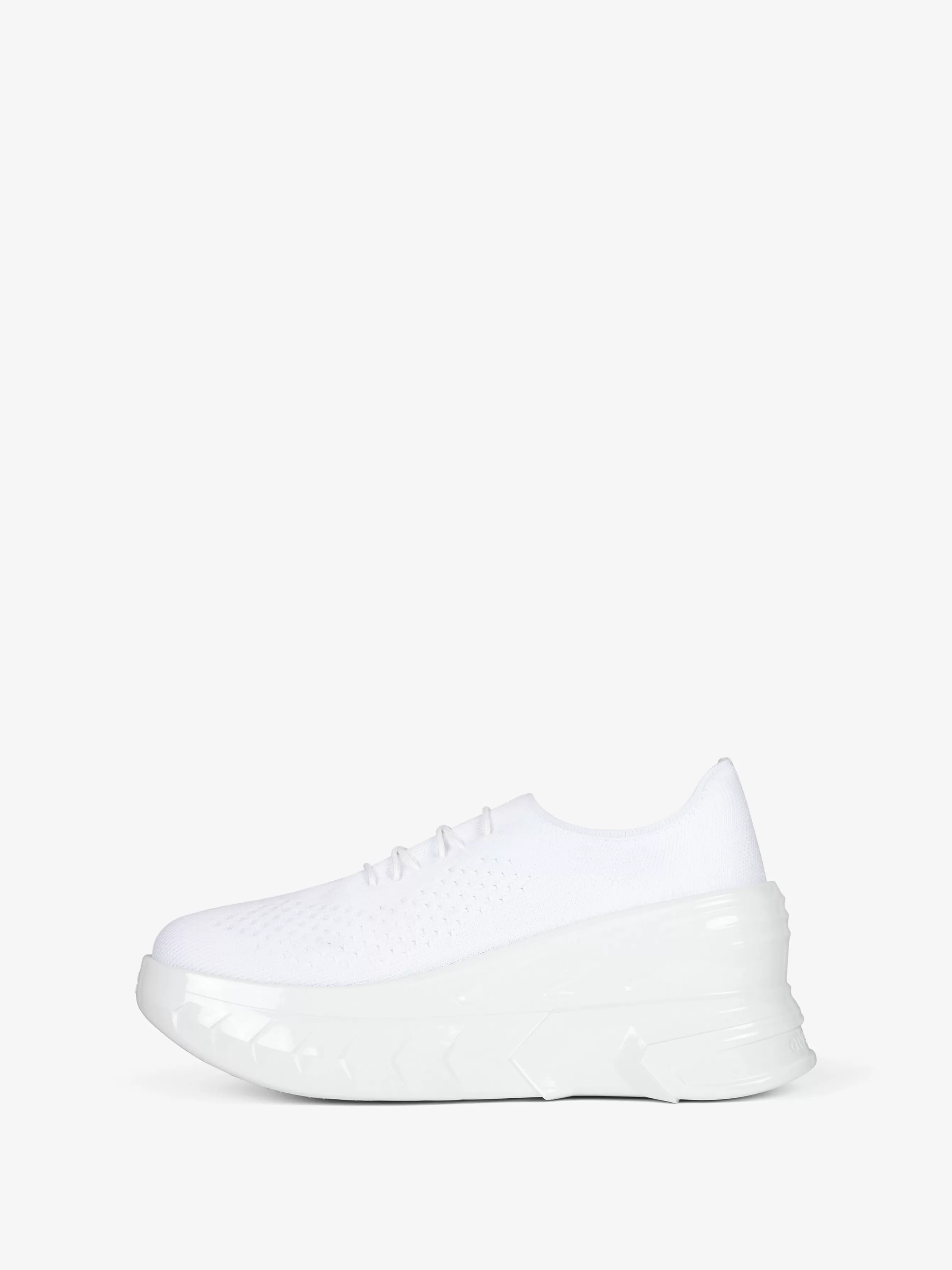 GIVENCHY Sneakers-Marshmallow wedge sneakers in rubber and knit