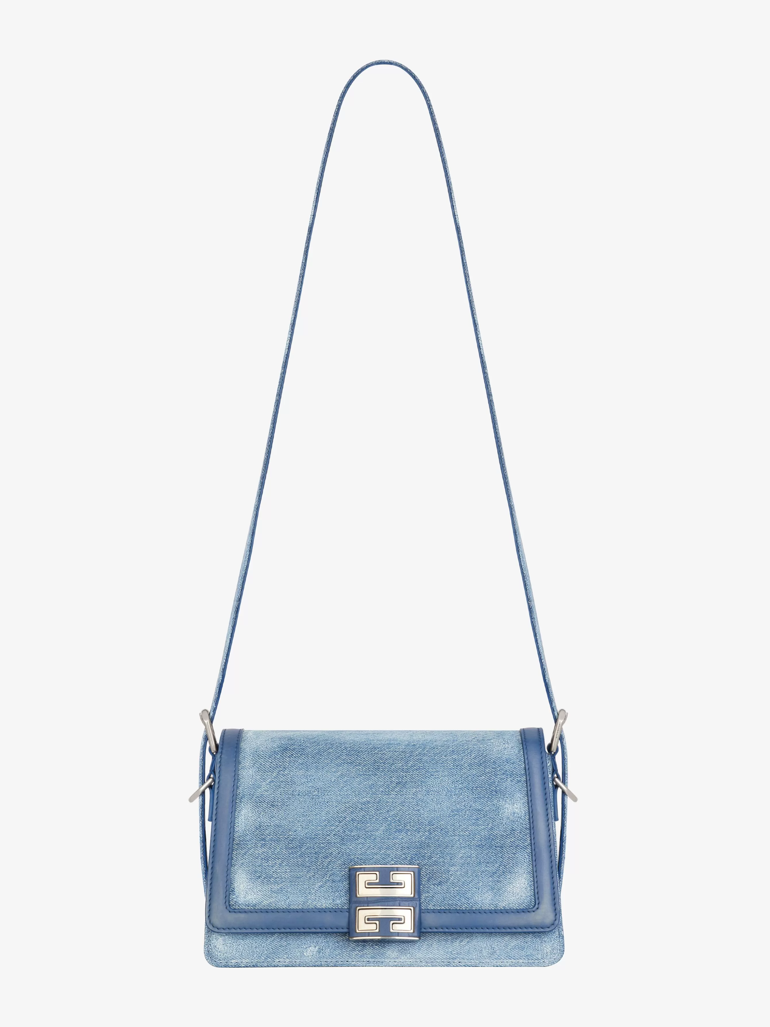 Men/Women GIVENCHY Sneakers | Heels-Medium 4G Crossbody bag in denim