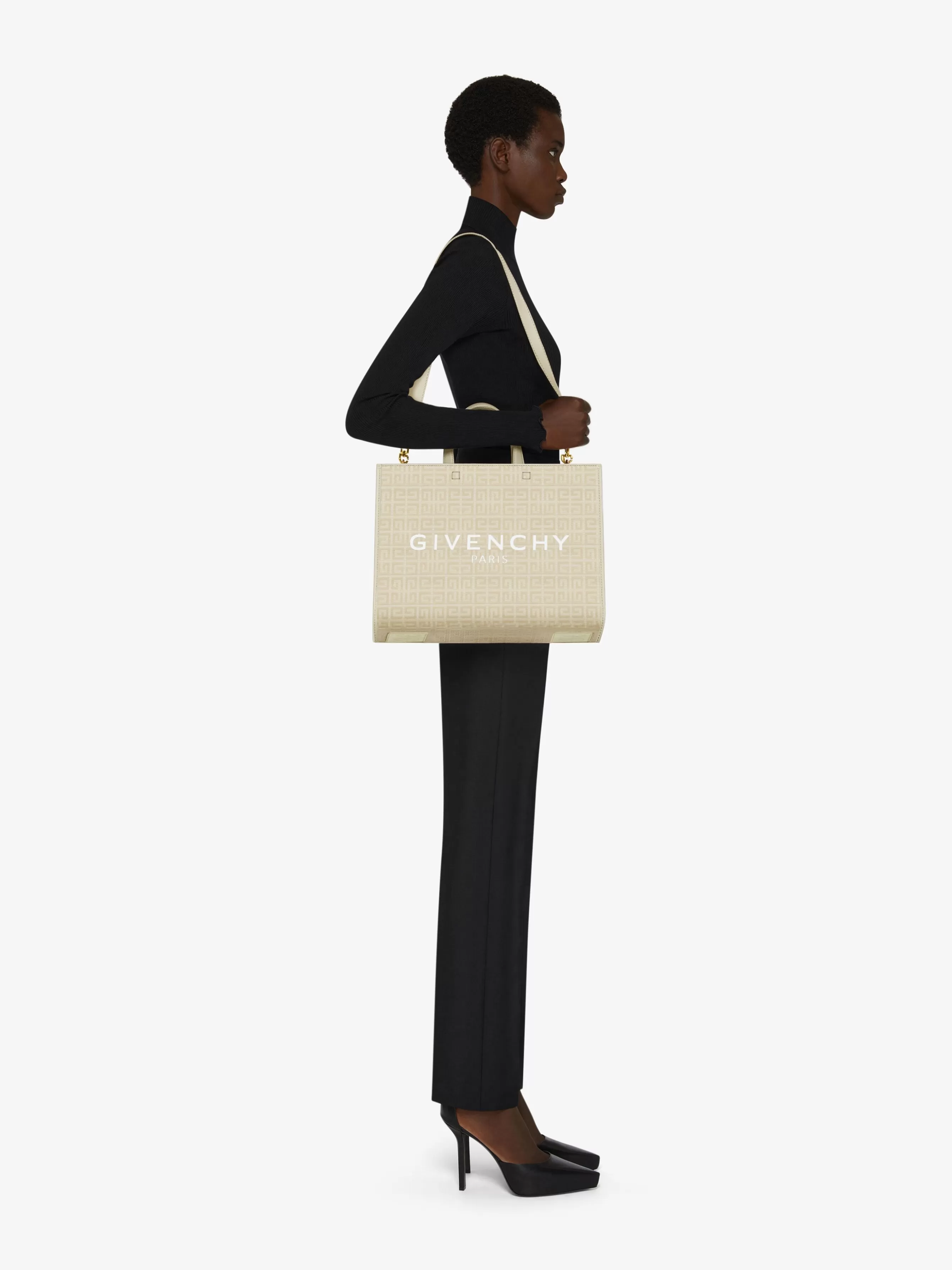 Sale/Women GIVENCHY Shoes | Dresses-Medium G-Tote shopping bag in 4G coated canvas