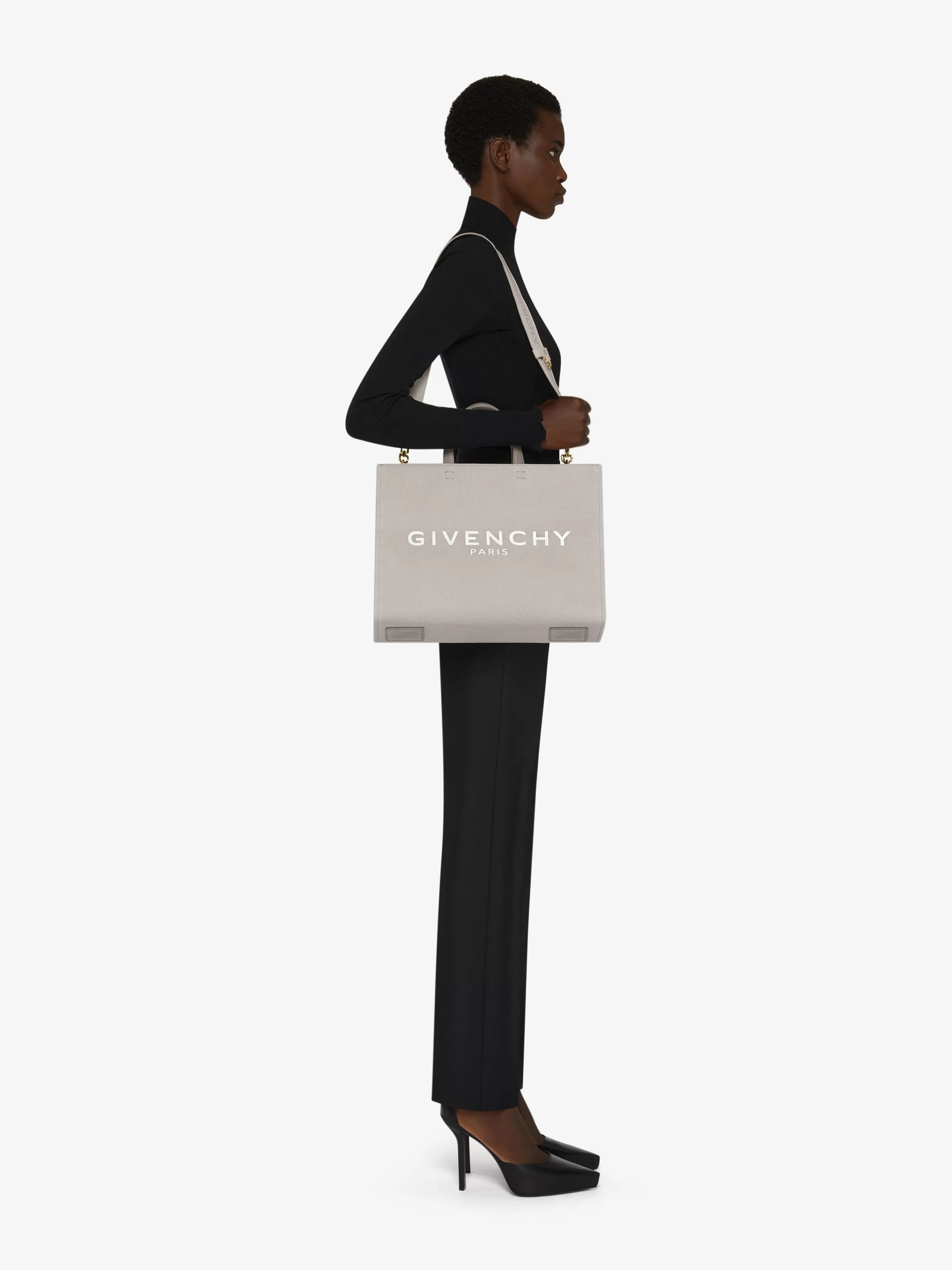 Sale/Women GIVENCHY Shoes | Dresses-Medium G-Tote shopping bag in canvas