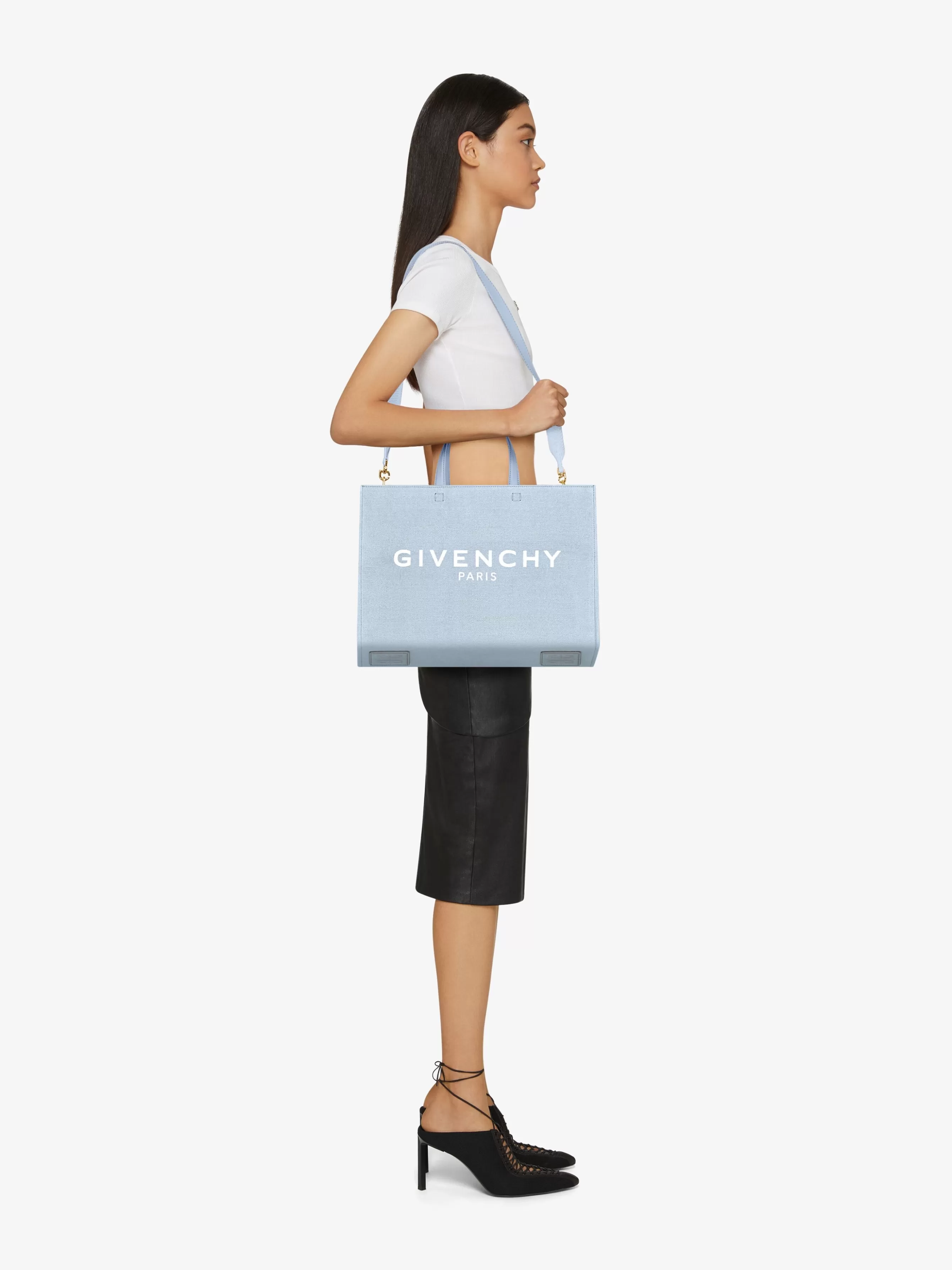 Sale/Women GIVENCHY Bags & Leather Goods | G-Tote-Medium G-Tote shopping bag in canvas