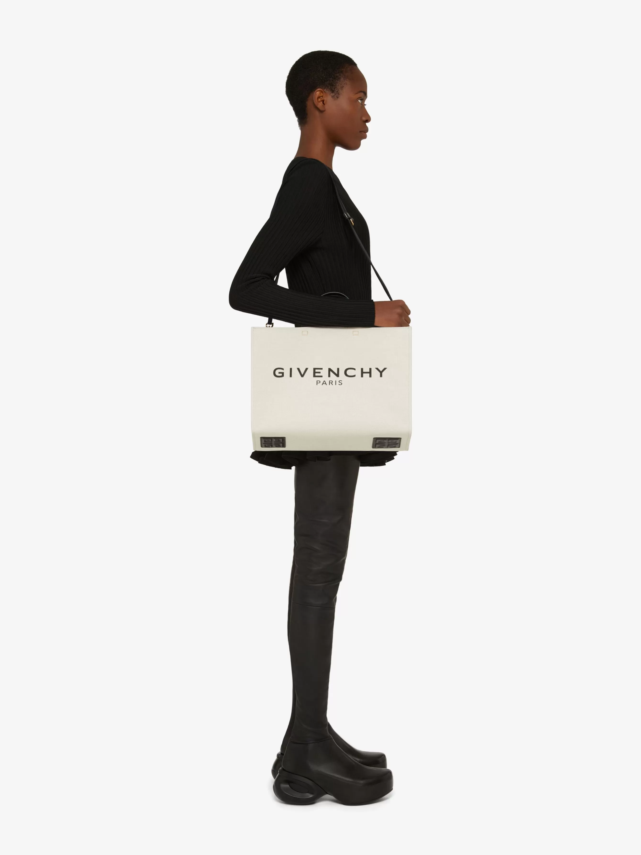 GIVENCHY G-Tote-Medium G-Tote shopping bag in canvas